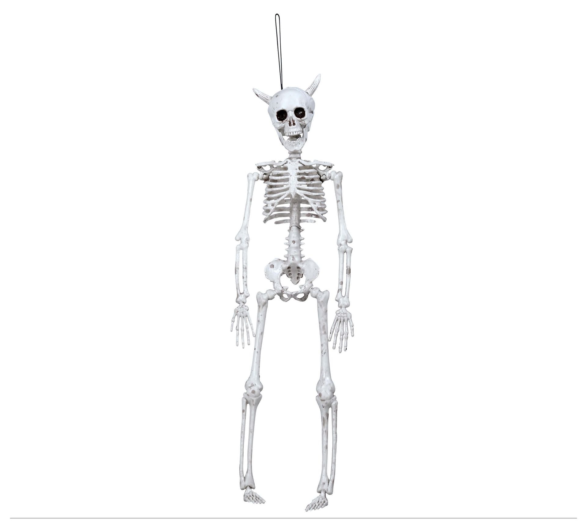 Halloween duivel skelet hanger