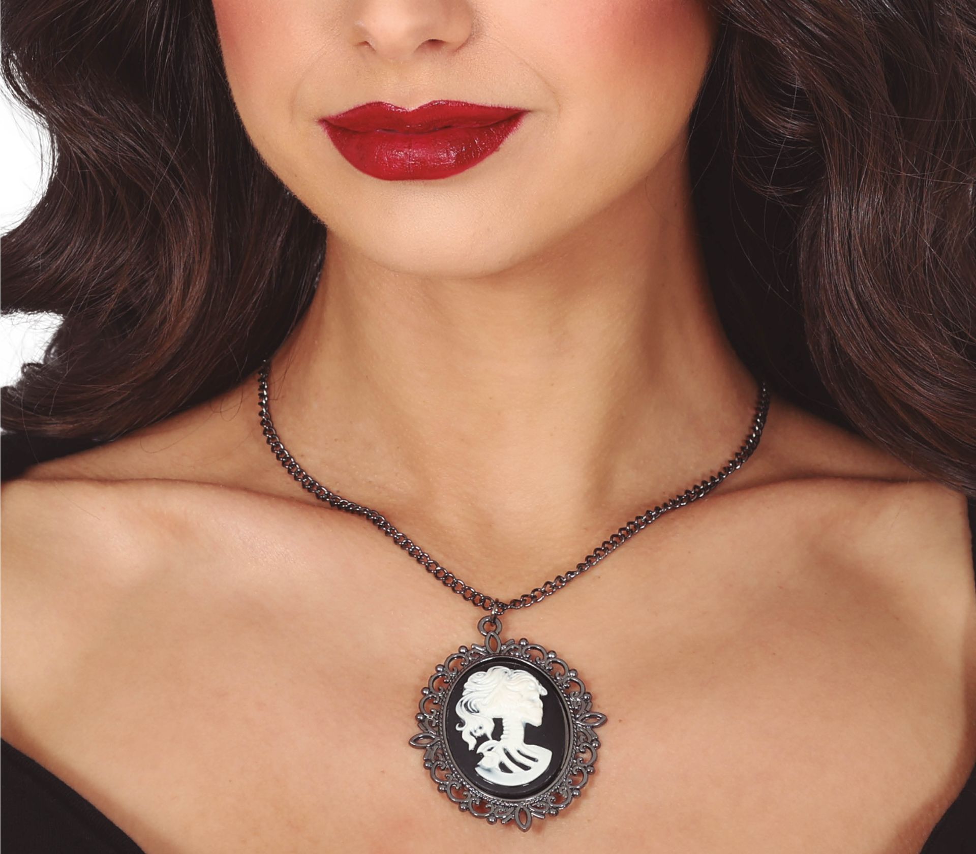 Halloween ketting met medaillon