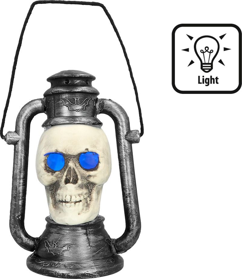 Halloween LED Skull Lantaarn 3 Kleuren