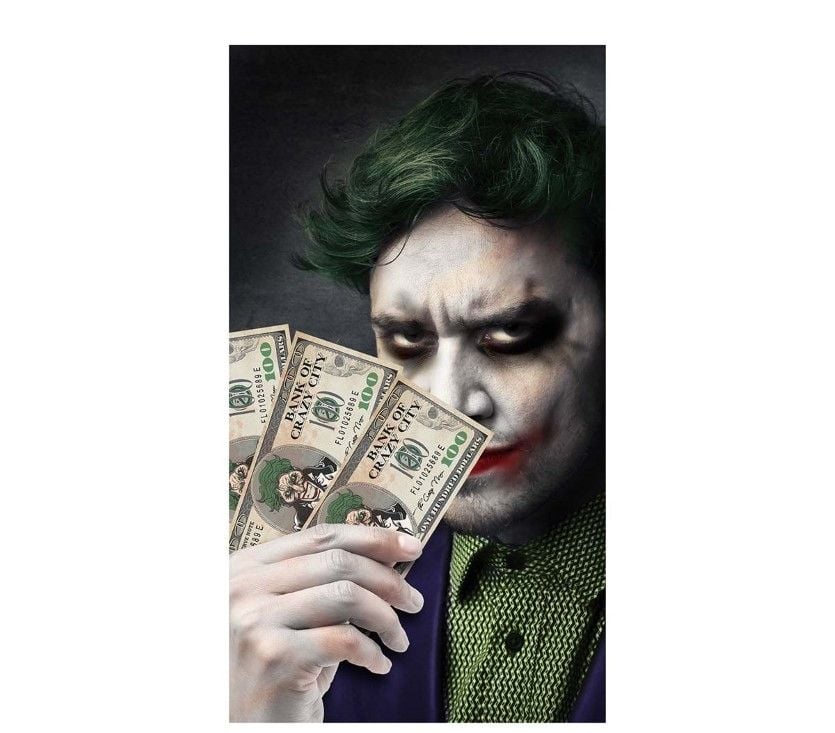 Halloween nep geld the joker