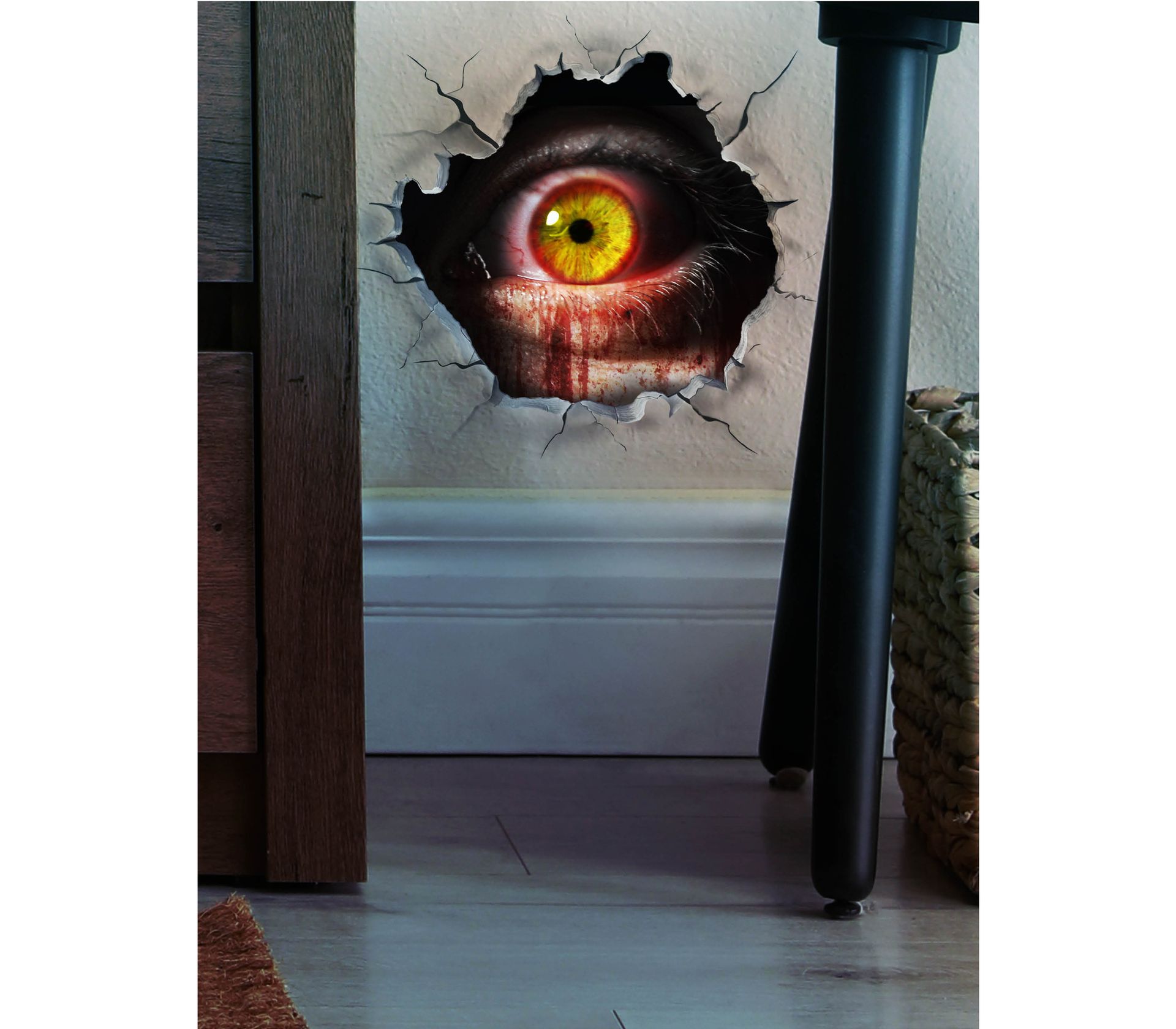 Halloween oog in muursticker