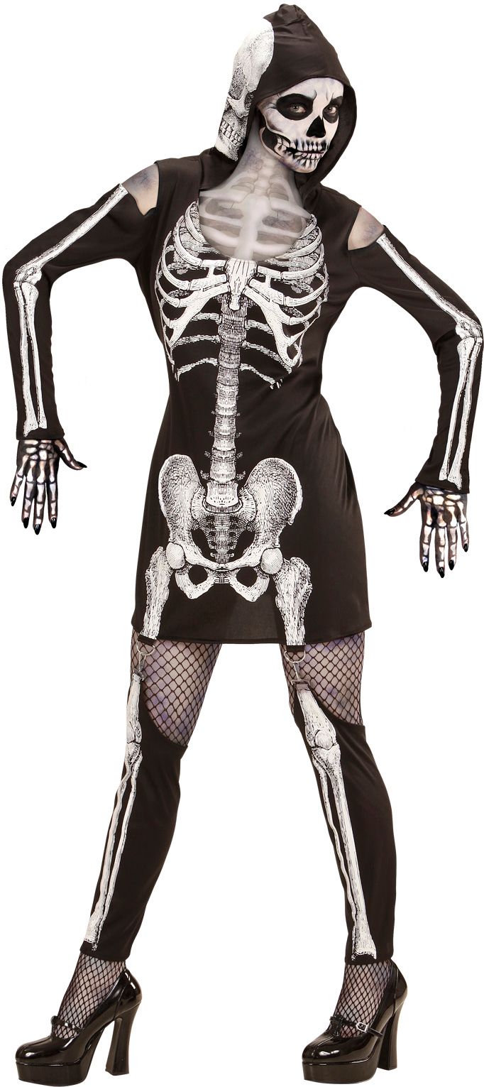 Halloween skelet pak | Carnavalskleding.nl