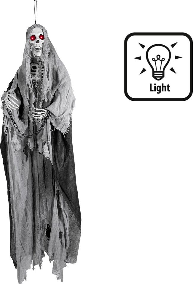 Halloween Skeleton Reaper Hangdecoratie met Verlichting