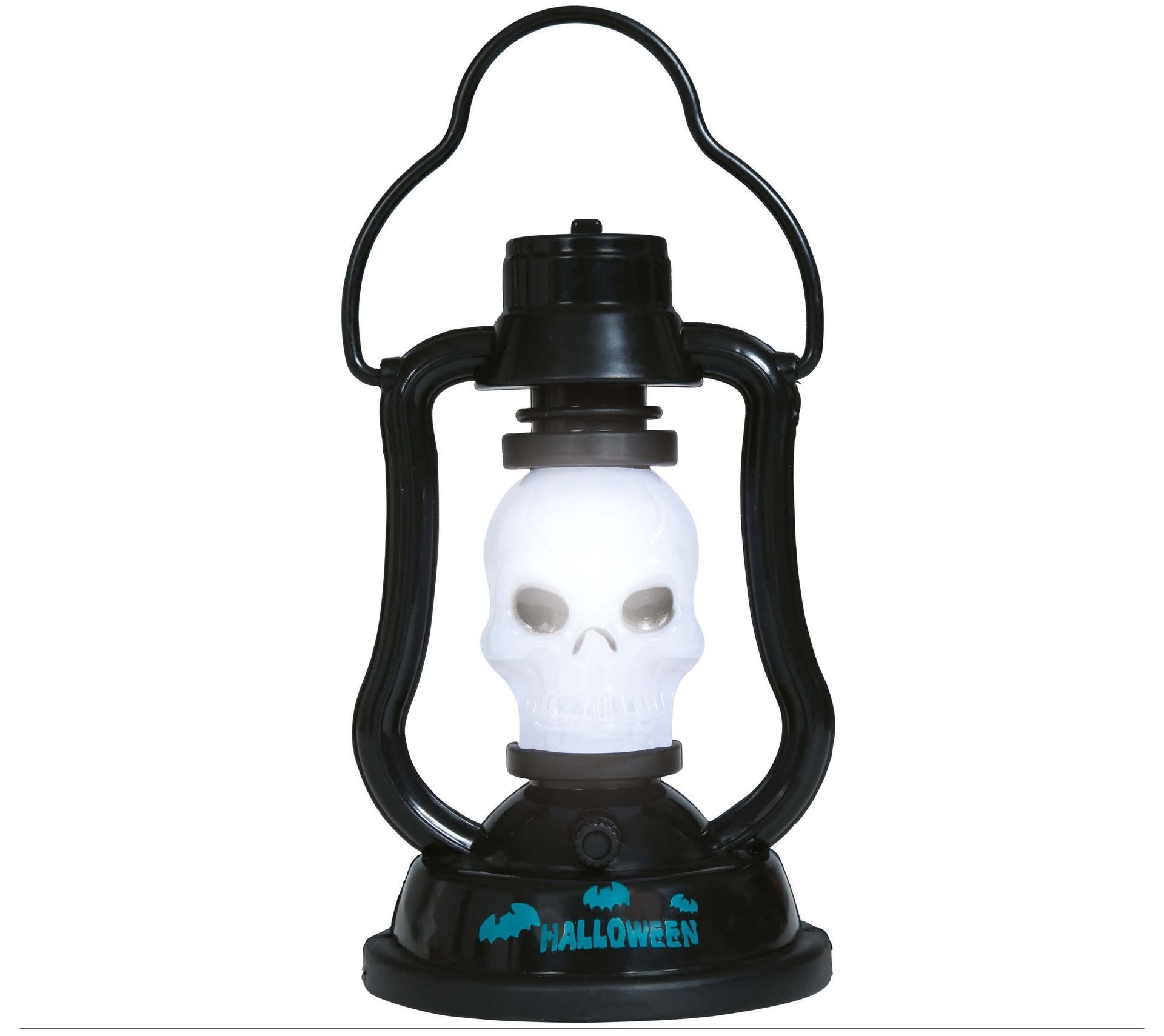 Halloween skull lantaarn met licht en geluid