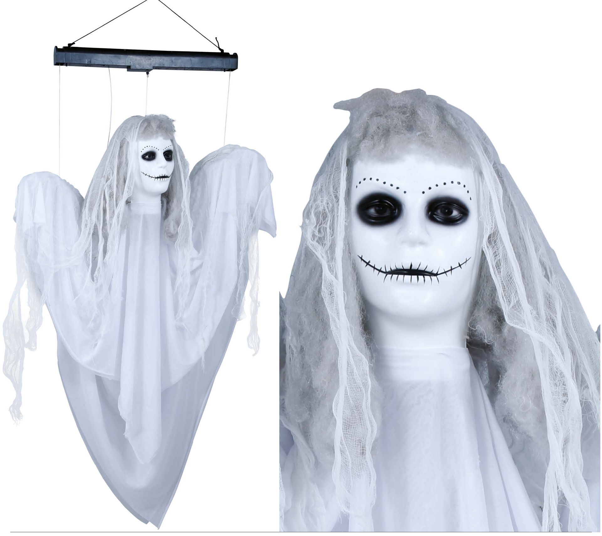 Halloween spook hanger met licht en geluid