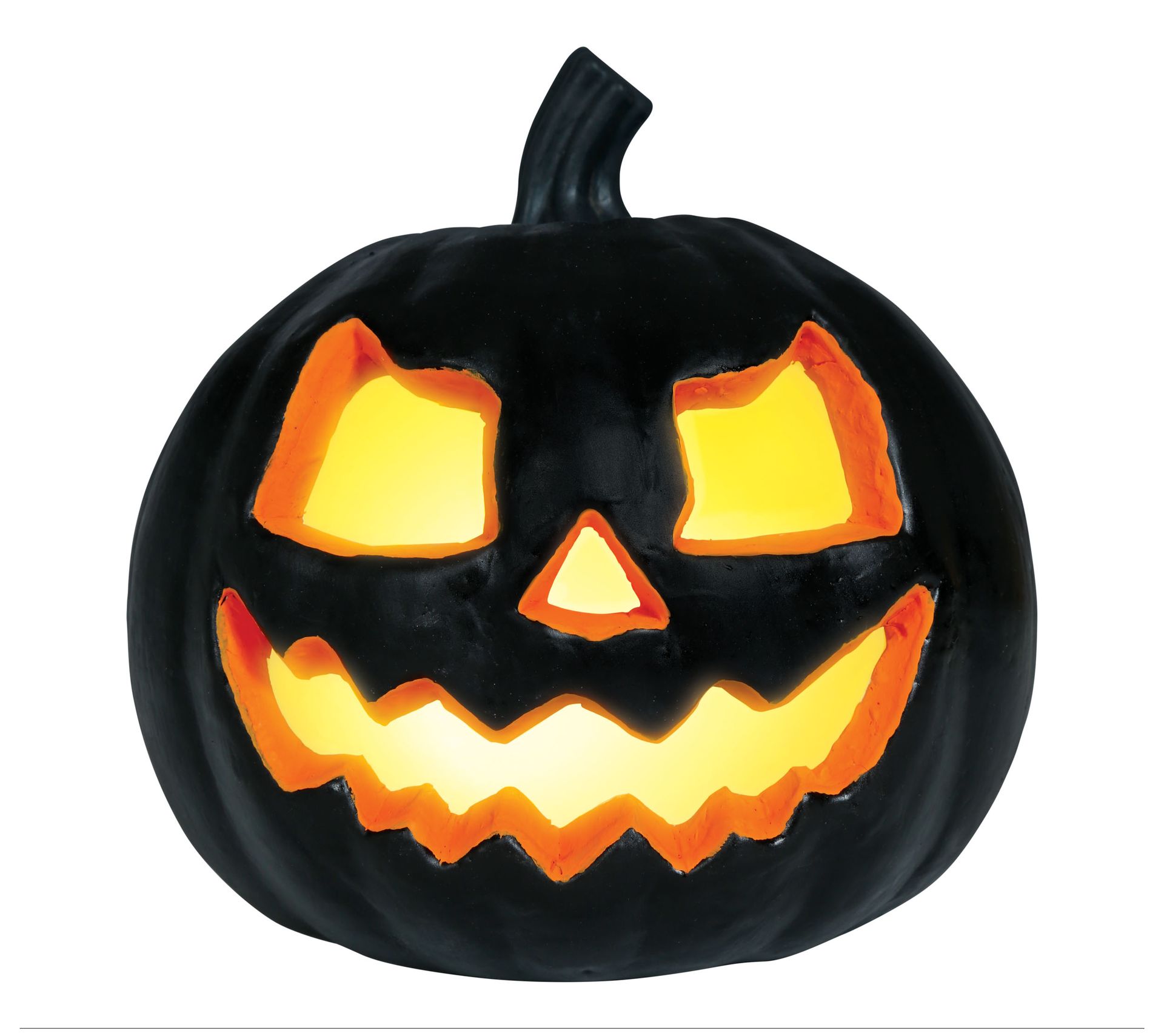 Halloween zwarte pompoen decoratie foam