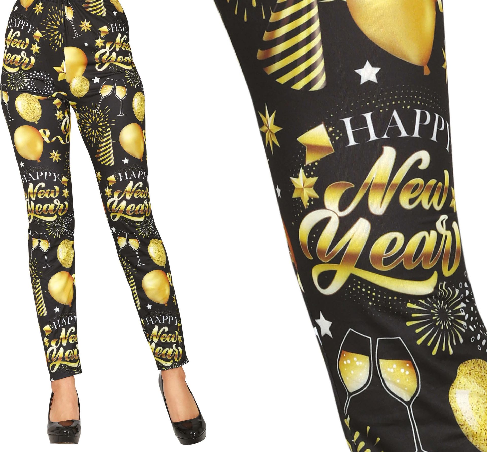 Happy new year legging dames