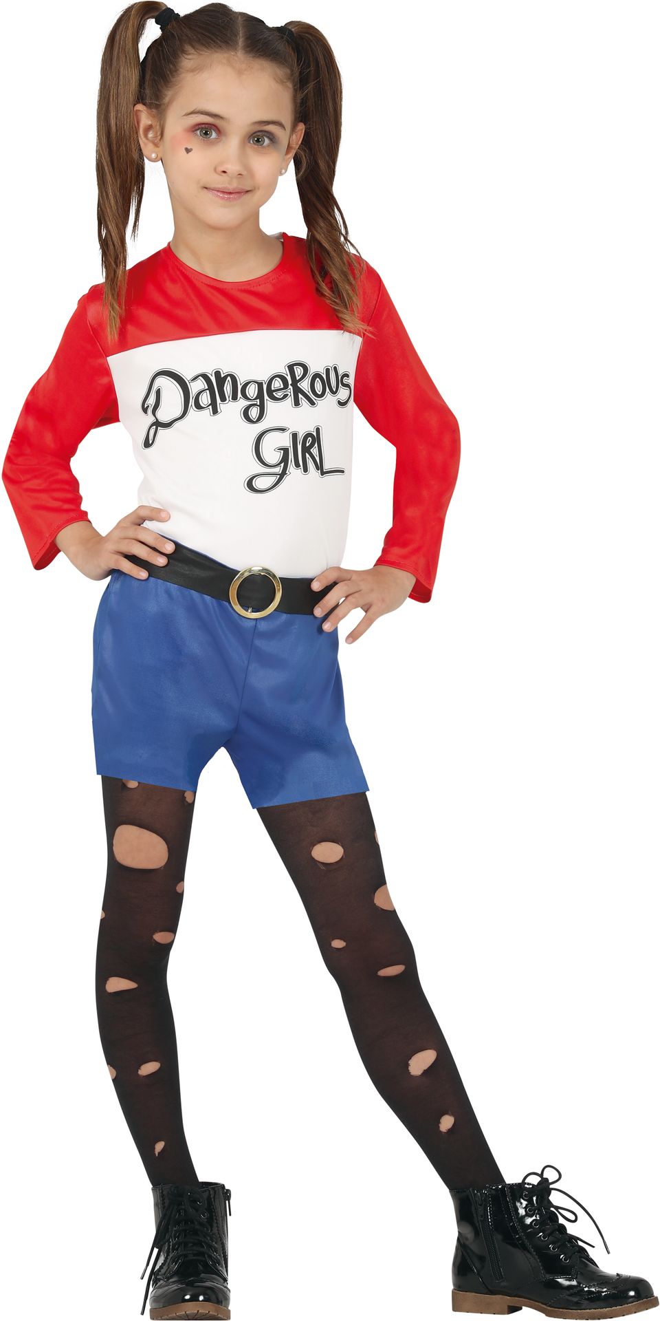 Harley Quinn meisje outfit Guirca