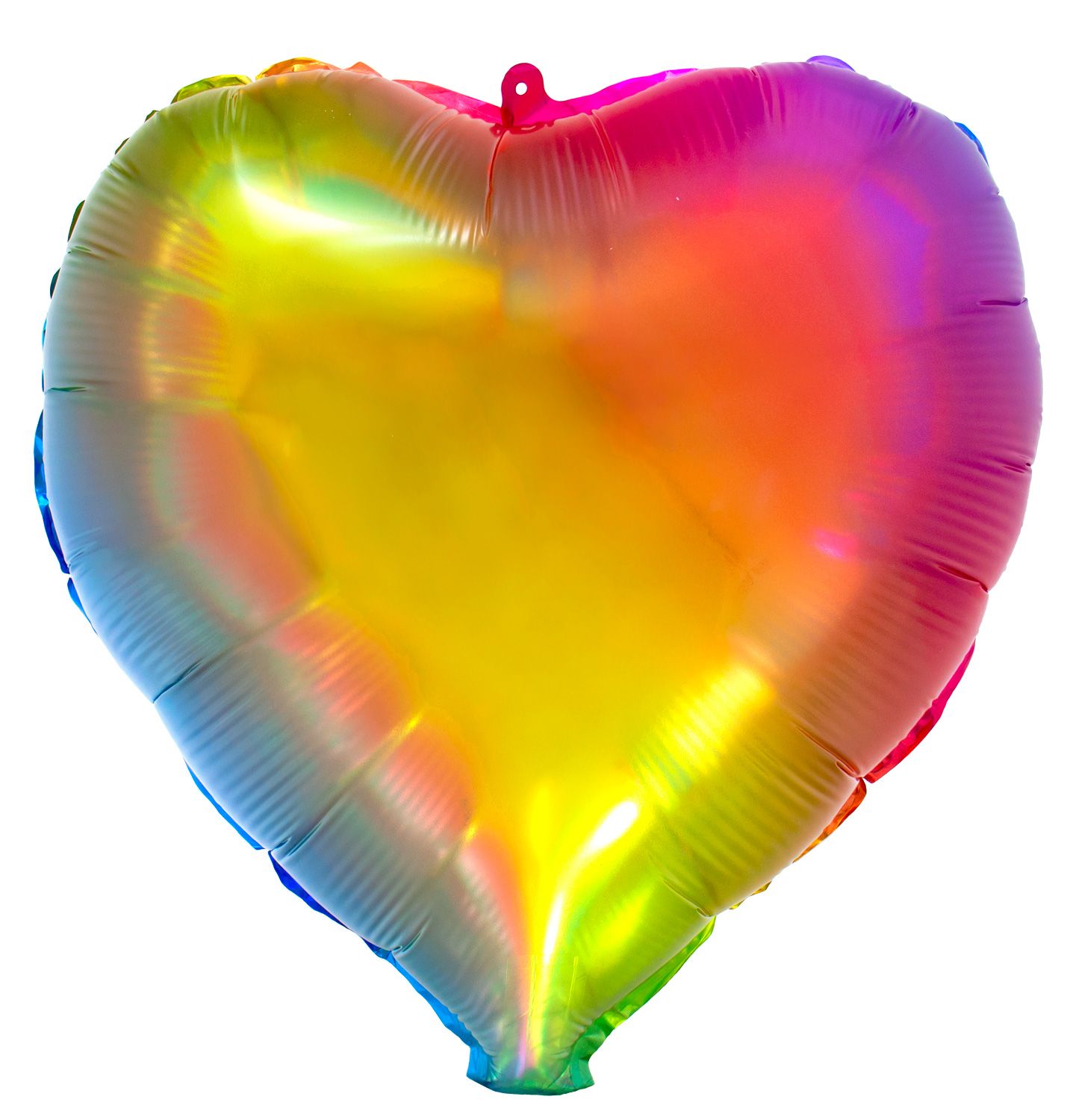 Hartvorm folieballon 45cm yummy gummy rainbow