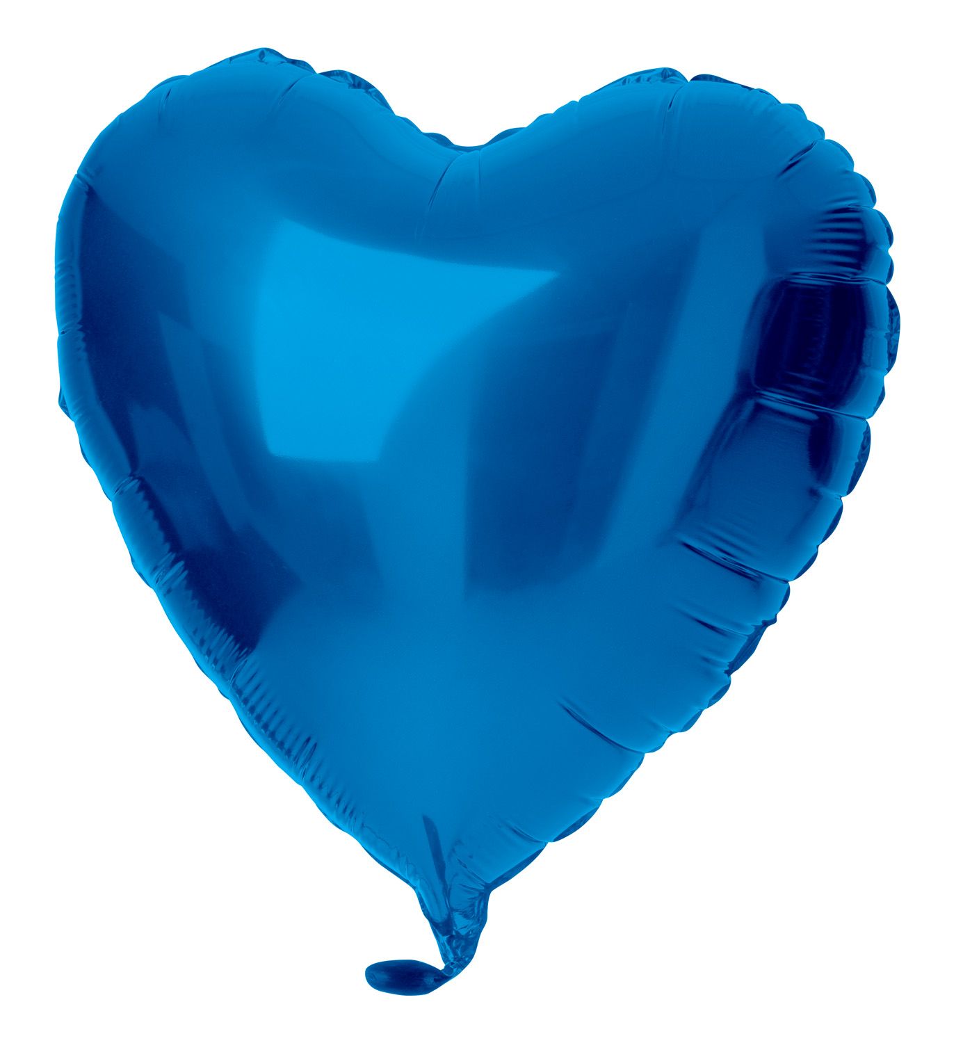 Hartvormig folieballon 45cm blauw