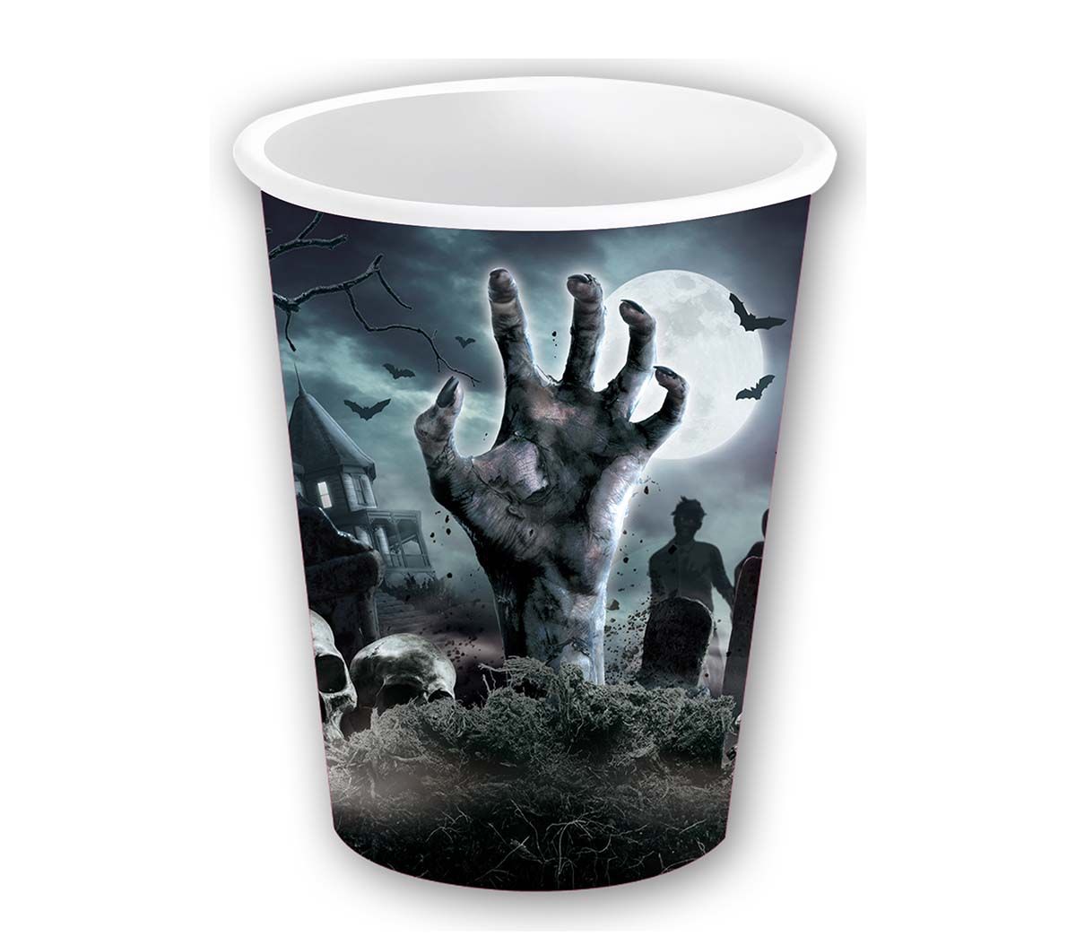 Horror begraafplaats partybekers 240ml