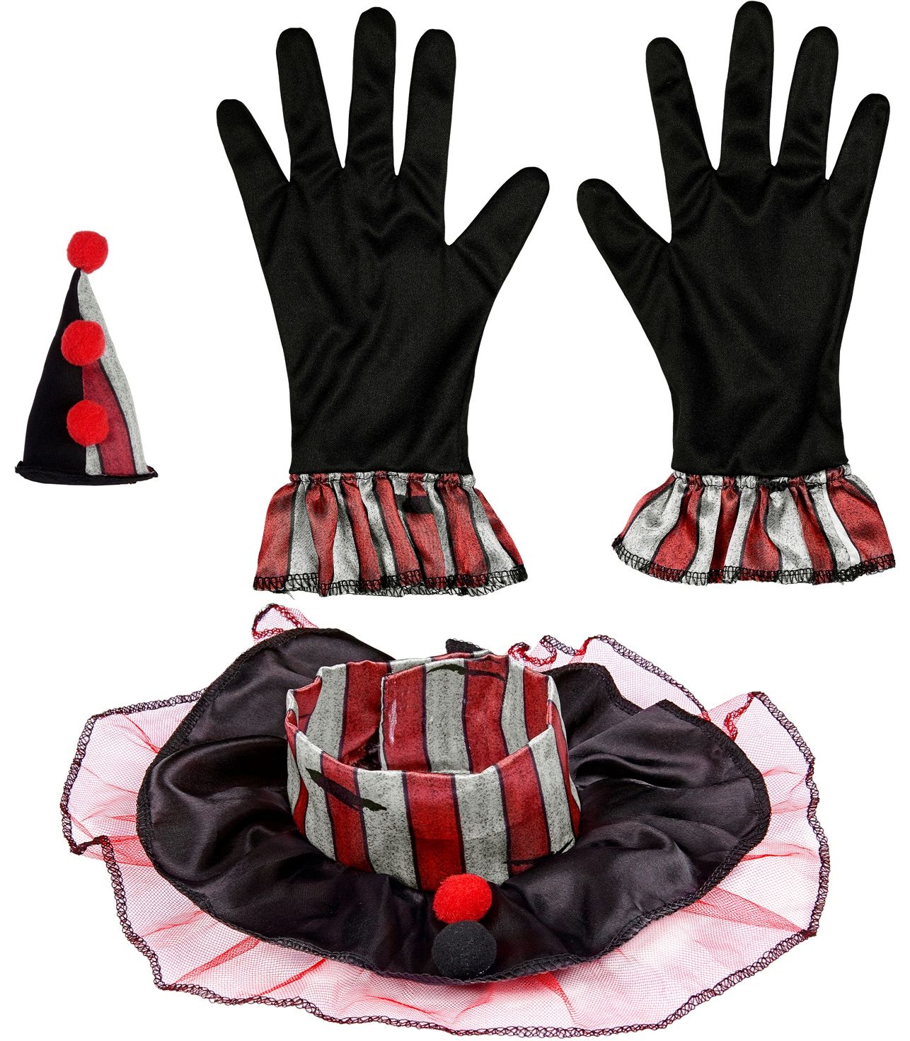 Horror clown accessoire setje