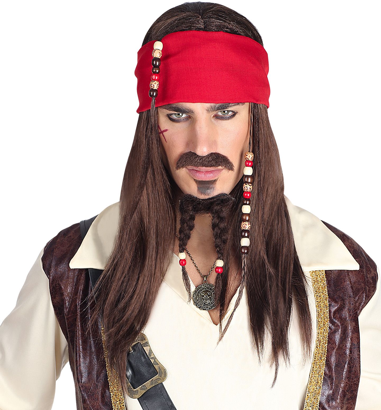 vitamine aanbidden elke keer Jack Sparrow pruik Pirates of the Carribean | Carnavalskleding.nl