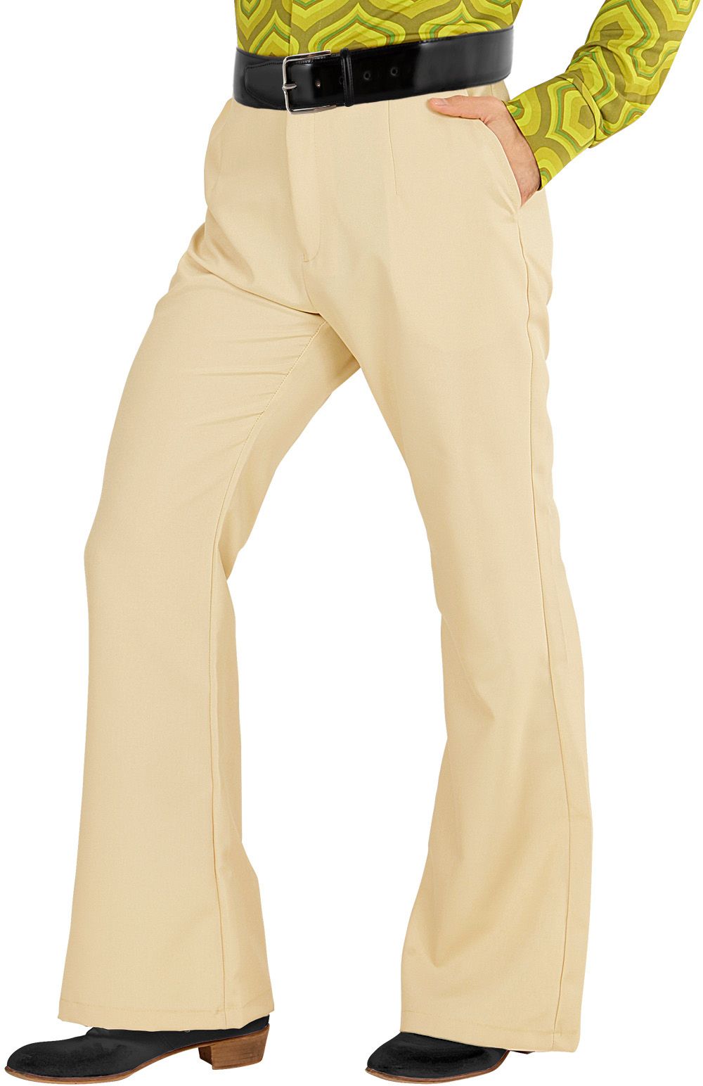 Jaren 70 broek beige