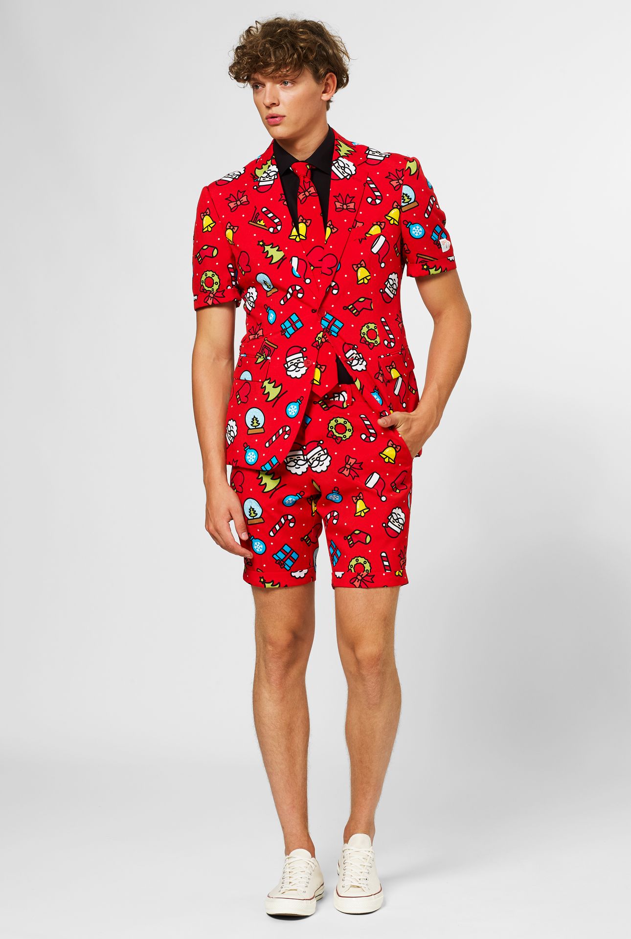 Kerstmis symbolen Opposuits zomer kostuum