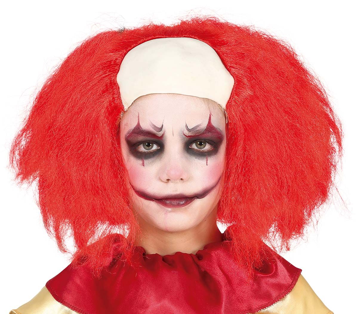 Killer clown kaal hoofd pruik kind