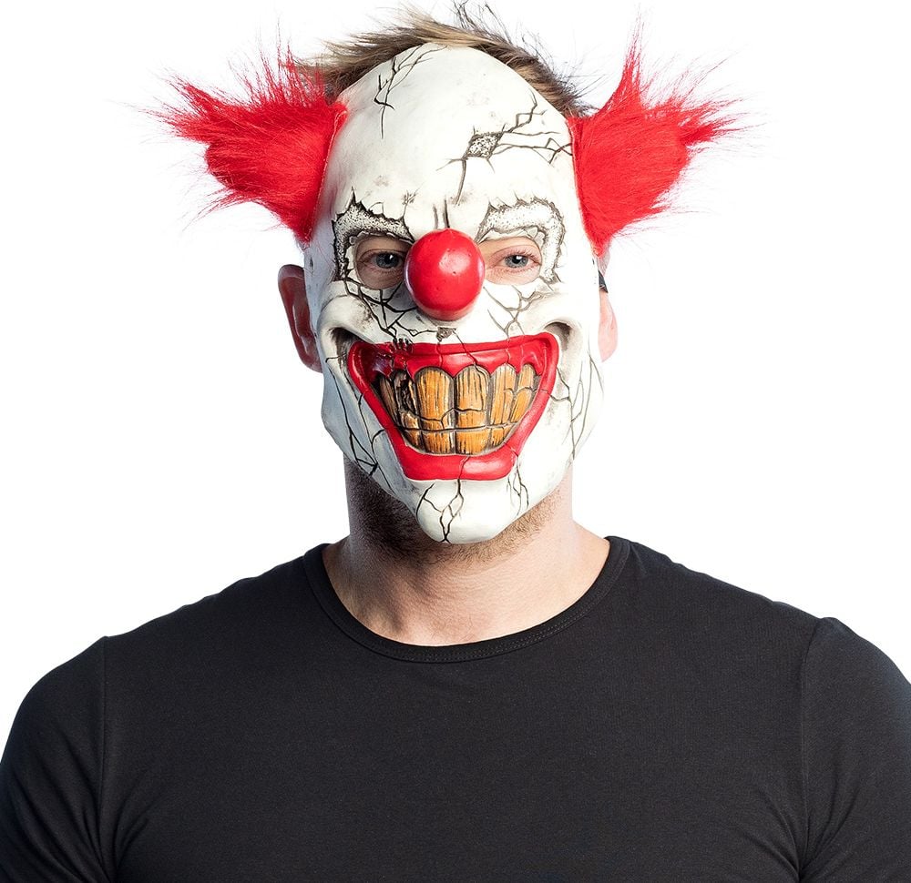 Latex Gezichtsmasker Wicked Clown Halloween