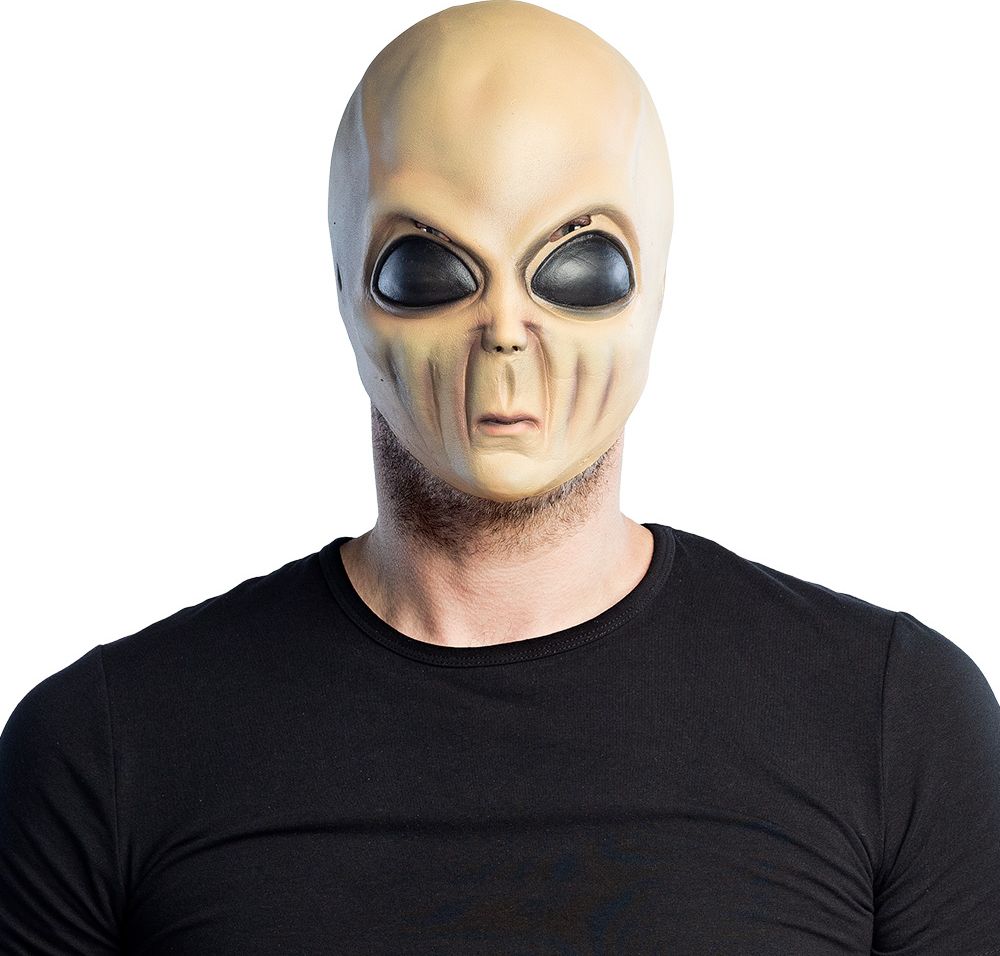 Latex Hoofdmasker Gerimpelde Alien Halloween