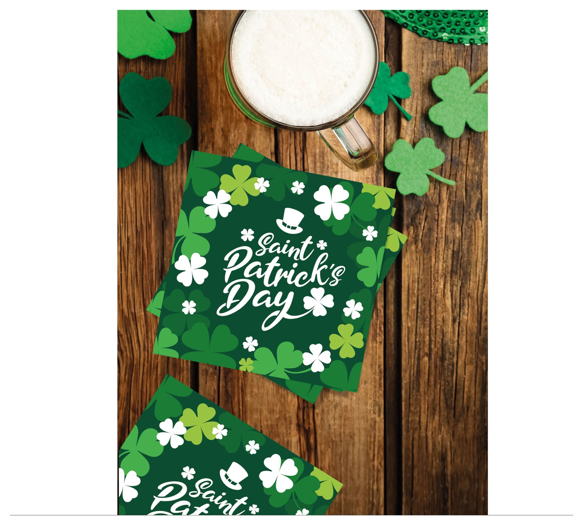 Lucky patricksday servetten