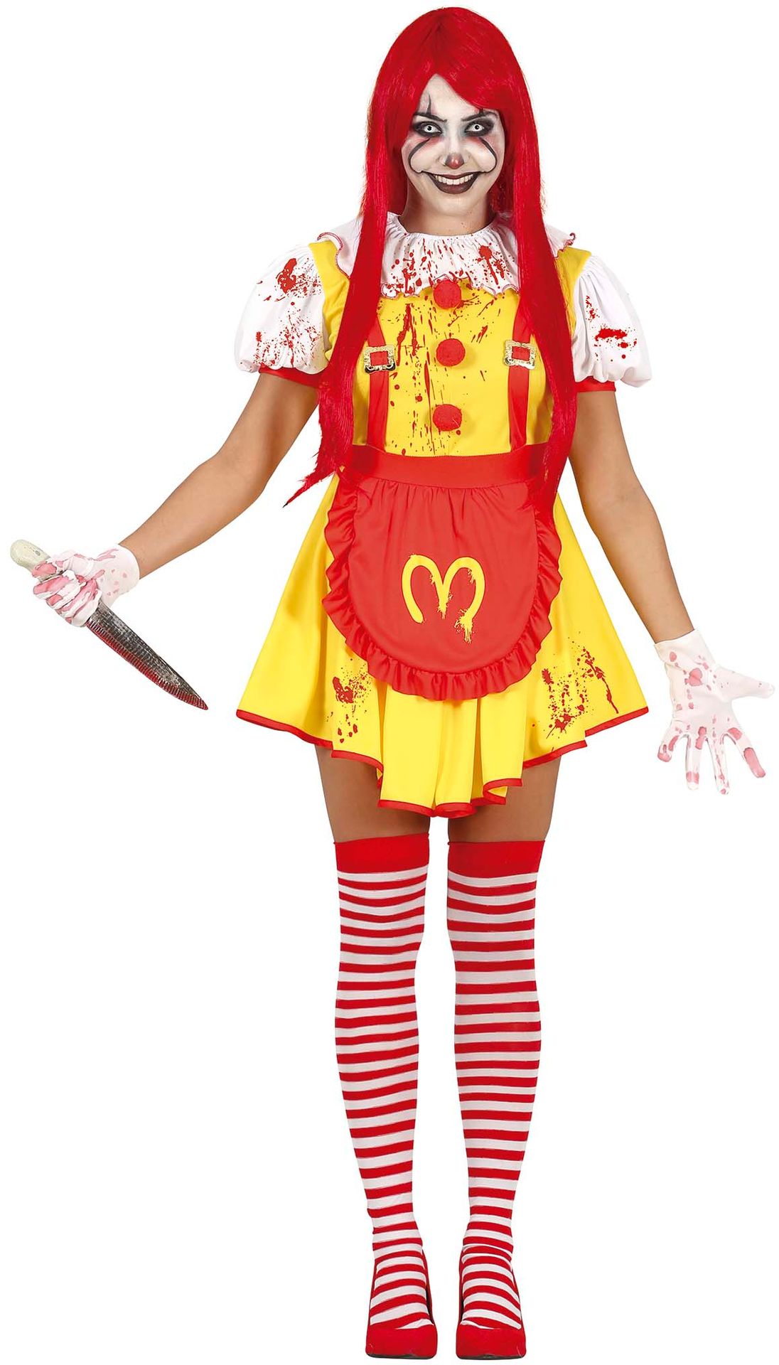 Mac donalds killerclown jurkje vrouw