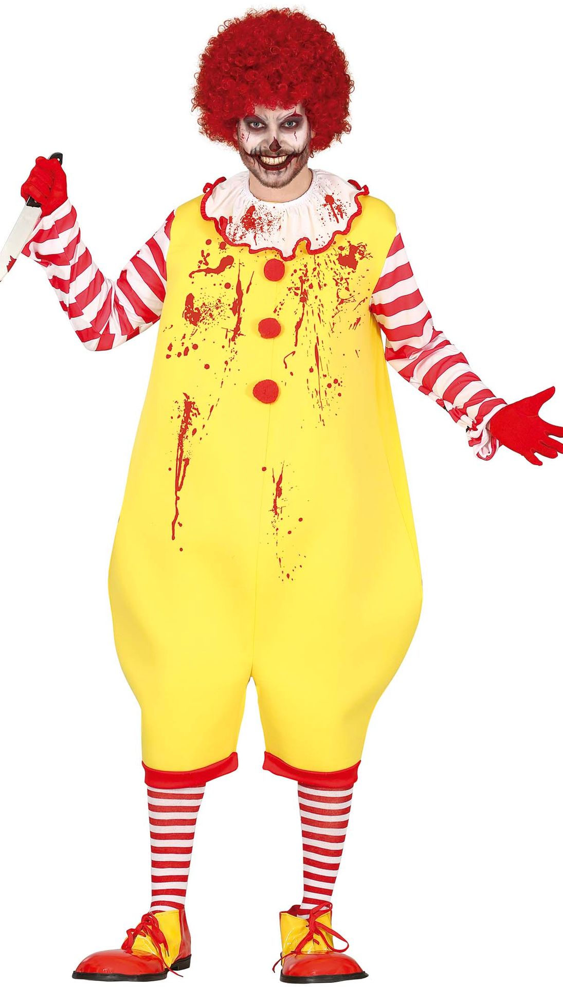 Mac donalds killerclown kostuum man