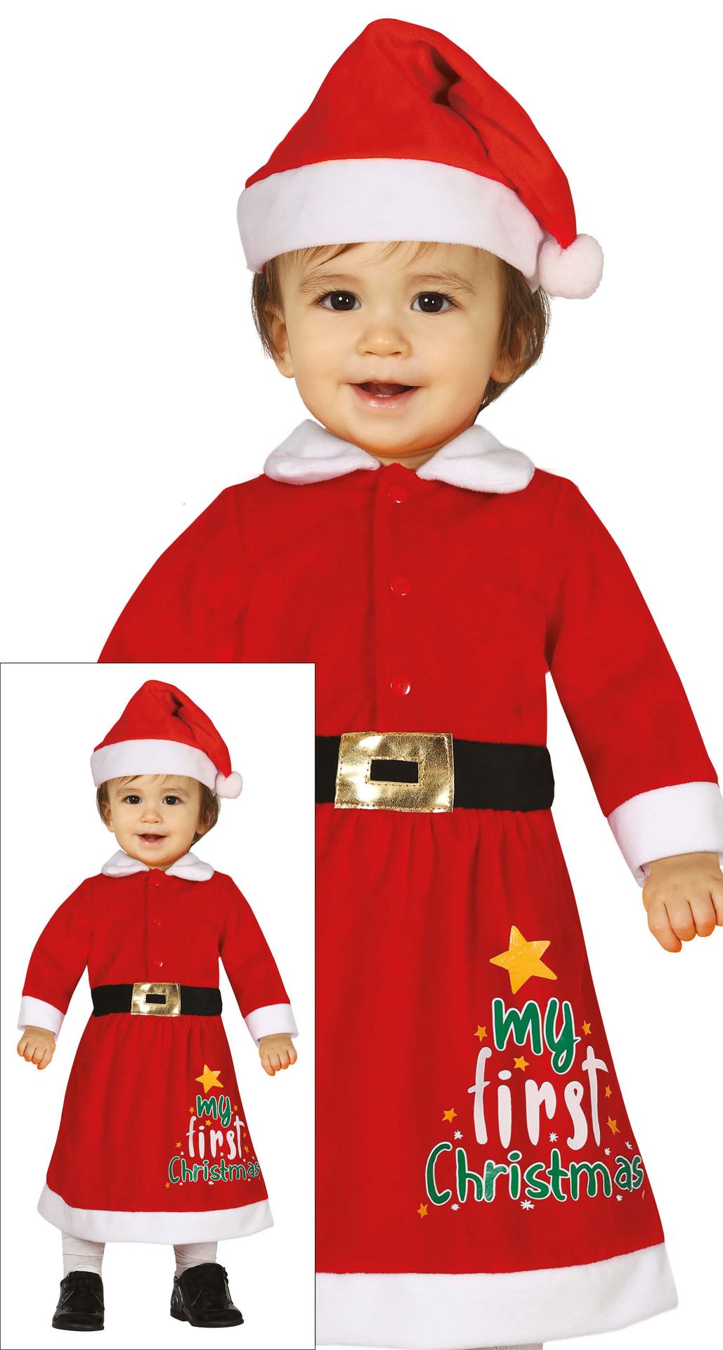 Mijn eerste kerst jurk baby meisje