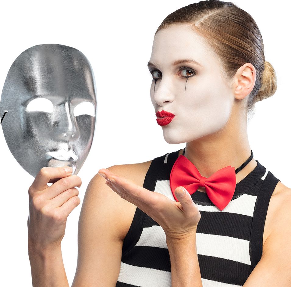 Mime Zilver Gezichtsmasker