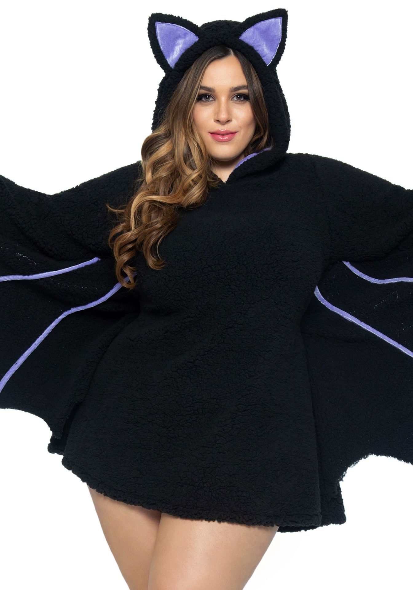 Moonlight bat zachte vleermuis jurkje plus size