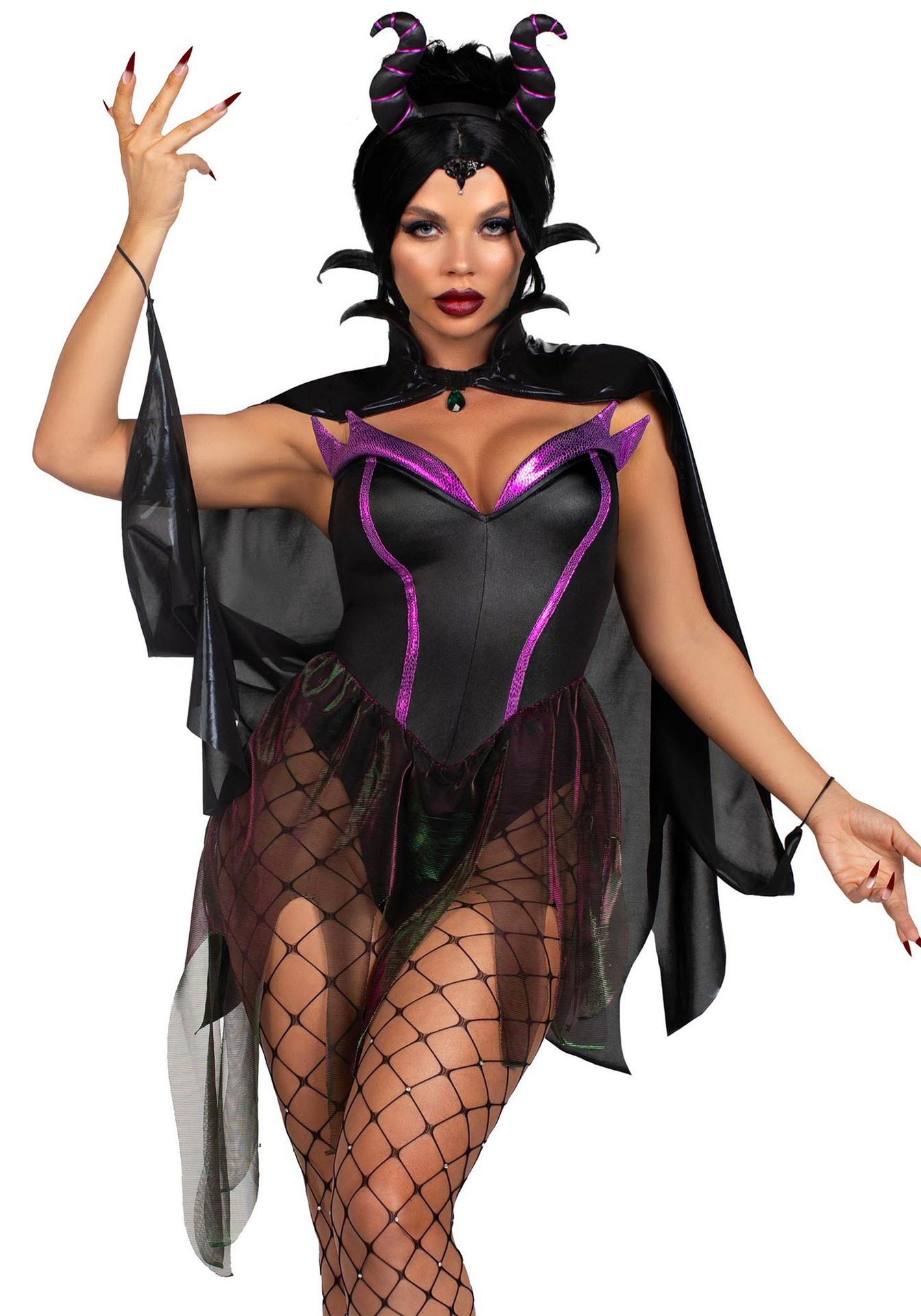 Mysterieuze sexy maleficent pakje dames