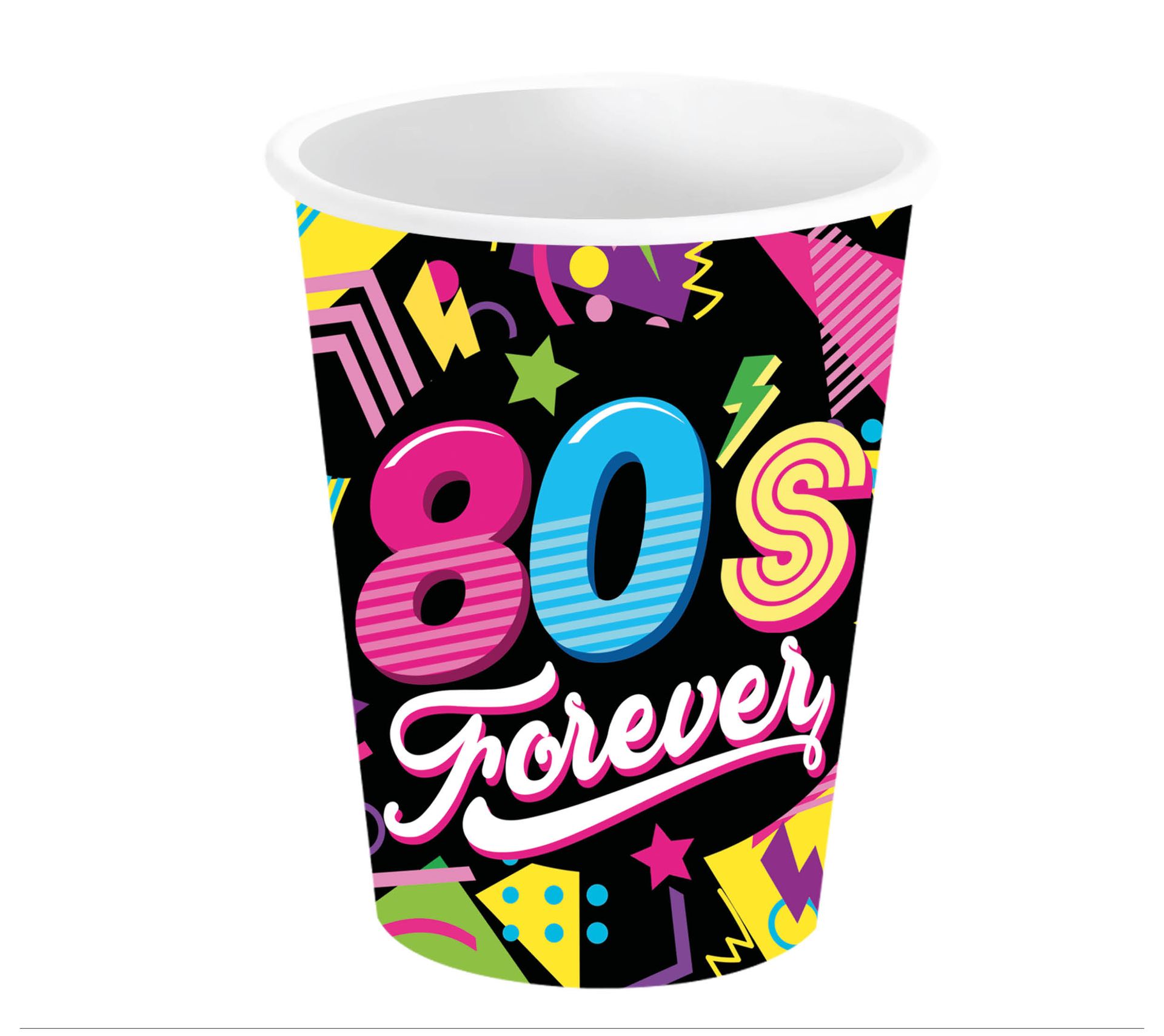 Neon 80s forever partybekers