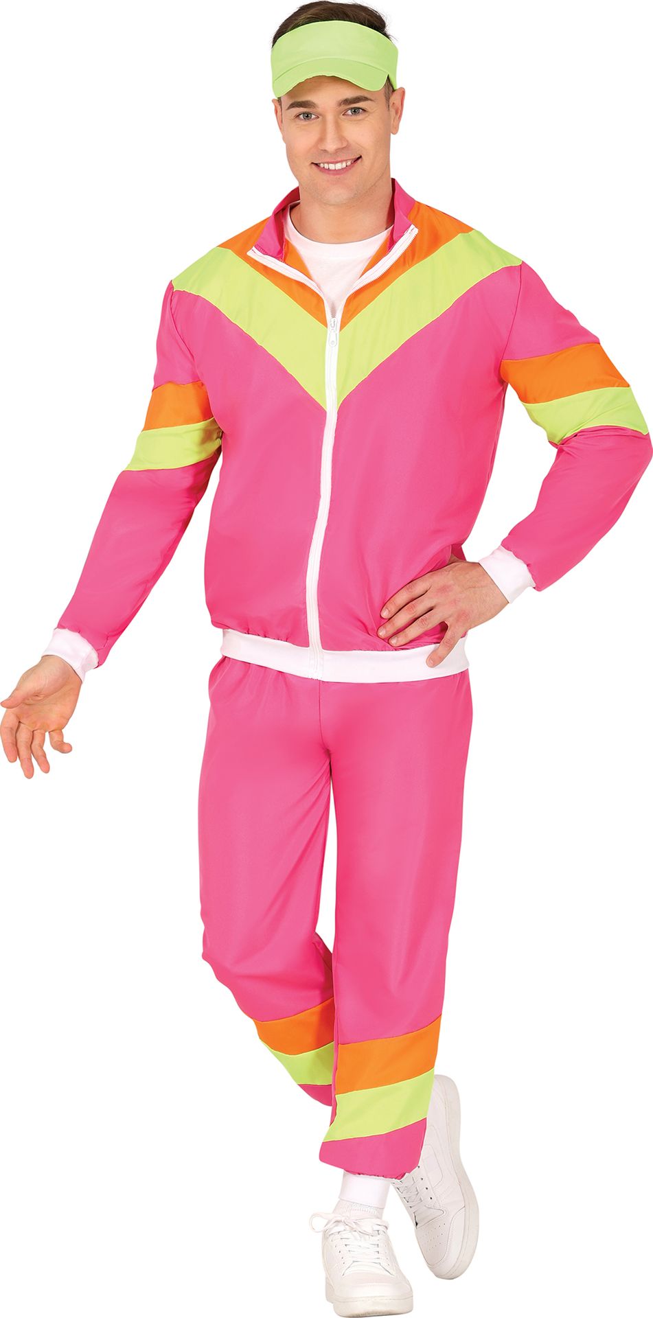 Neon Tracksuit Volwassenen 80's 90's heren