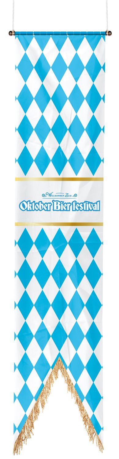 Oktoberfest bierfestival wimpel 180cm