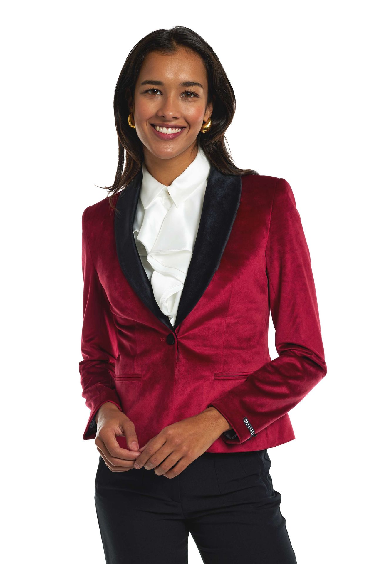 Opposuits Deluxe Dames Dinner Blazer Bordeaux Rood