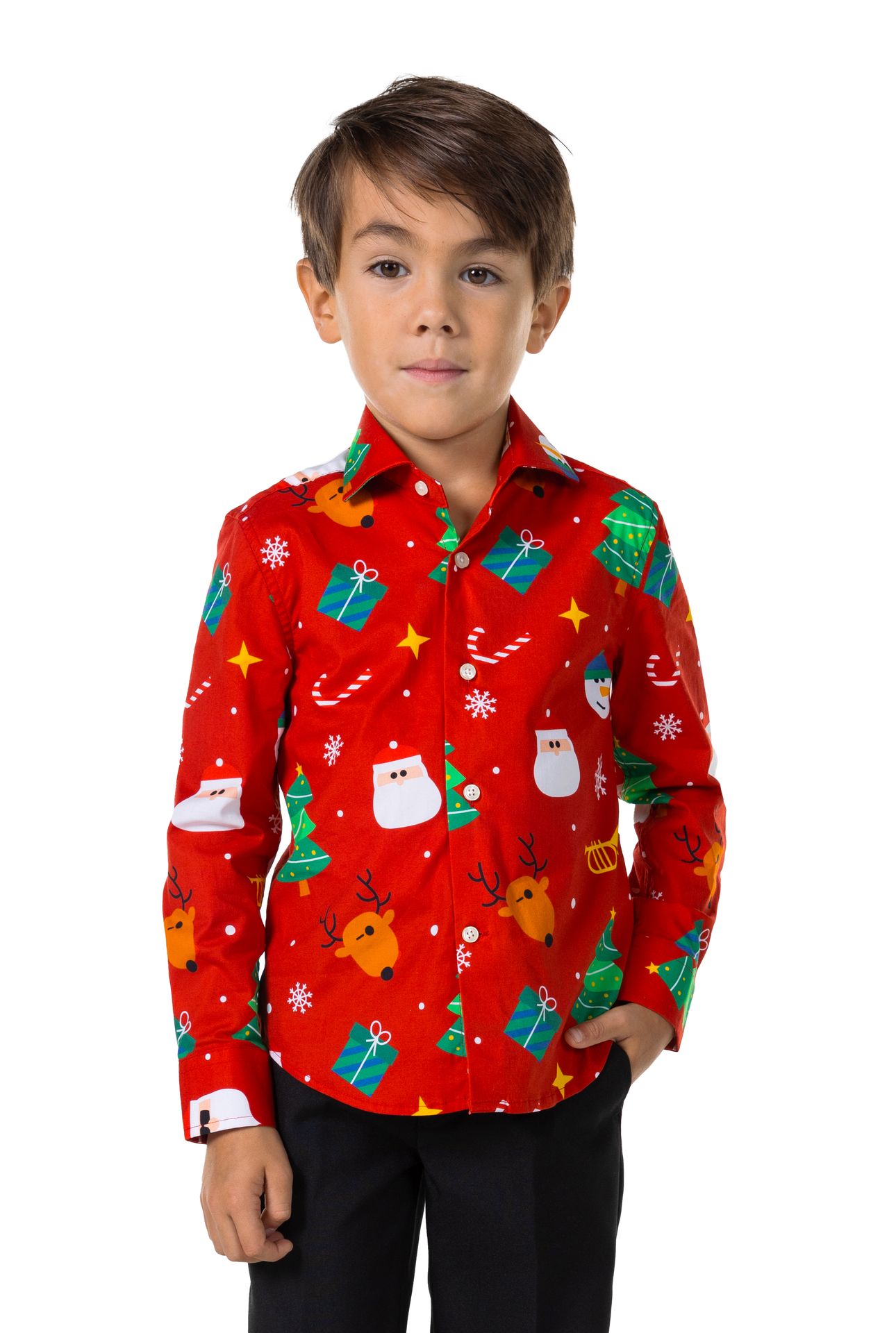 Opposuits Festivity Red Blouse Jongens