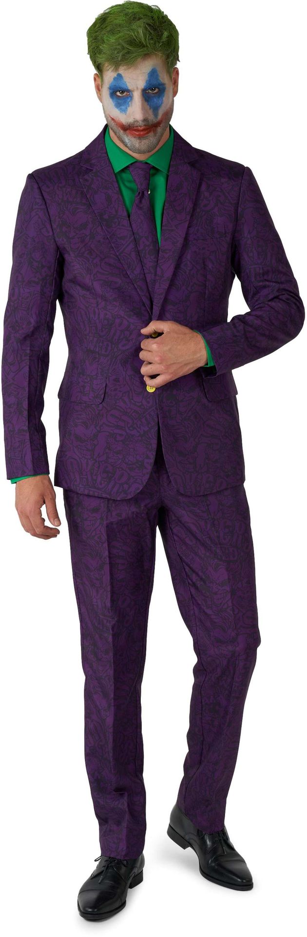 Opposuits Heren DC Comics The Joker Kostuum Paars