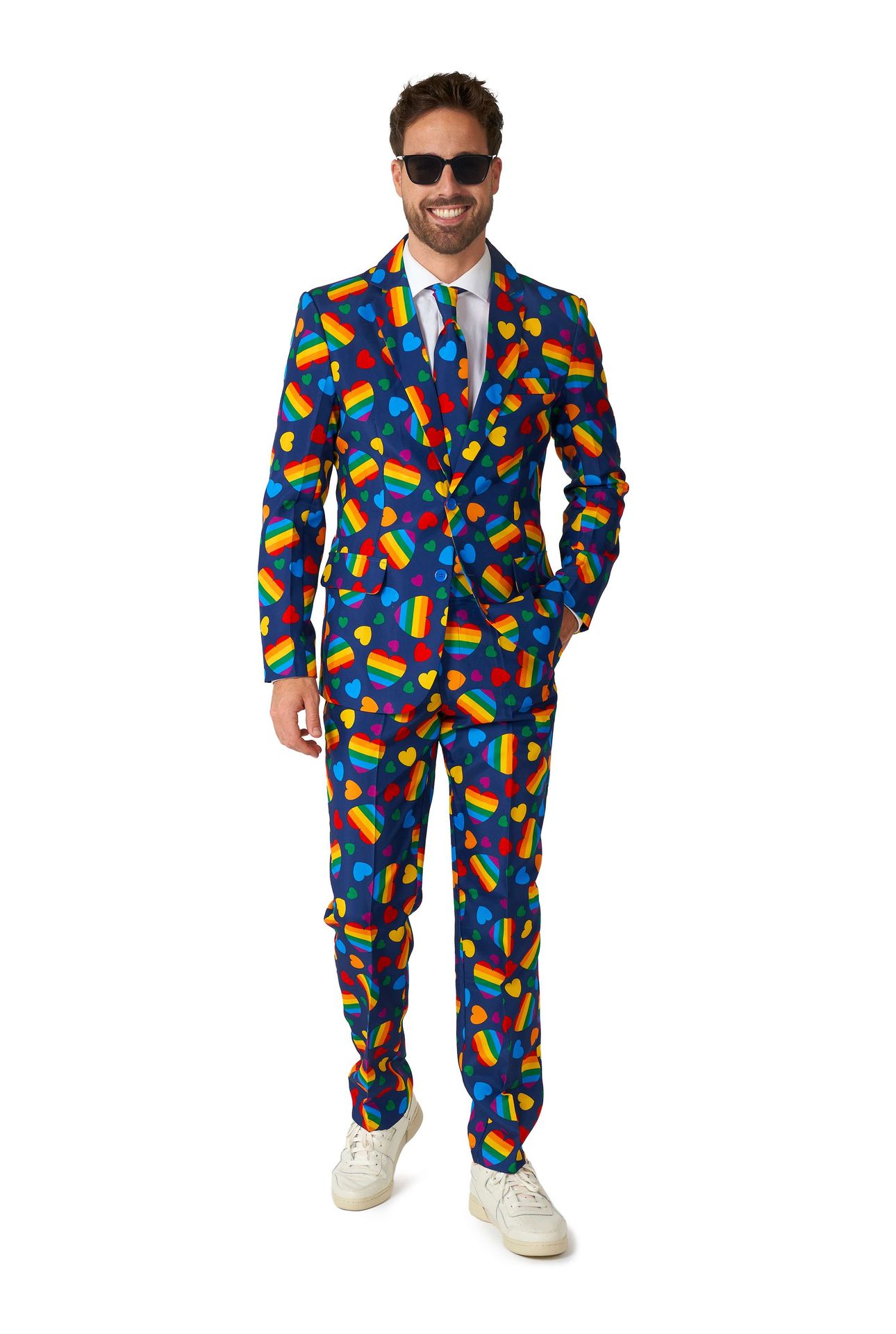 Opposuits Heren Pride Hart Kostuum Blauw