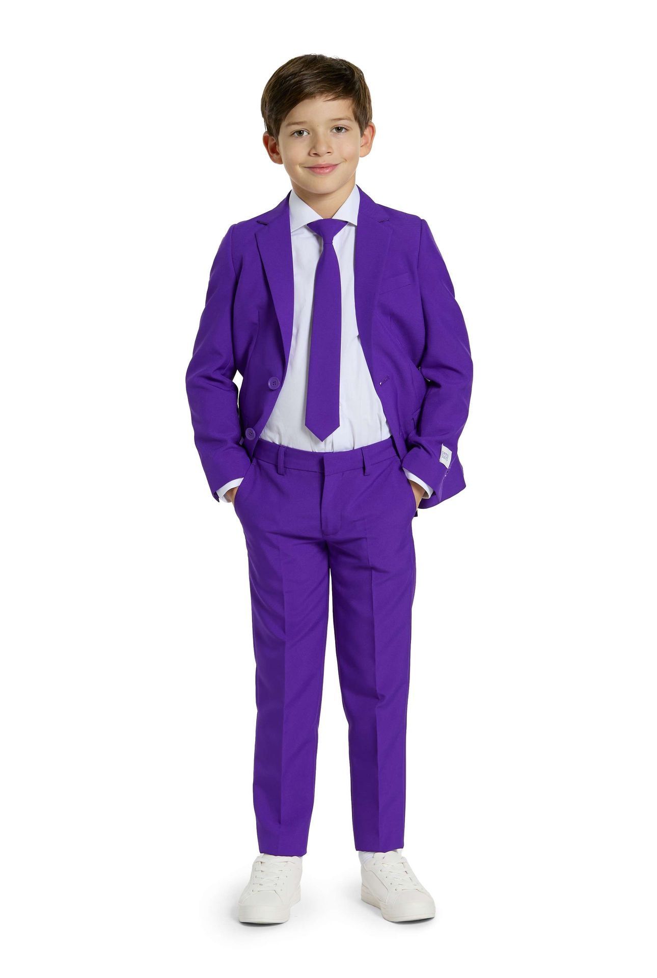 Opposuits Jongens Purple Prince Kostuum Paars