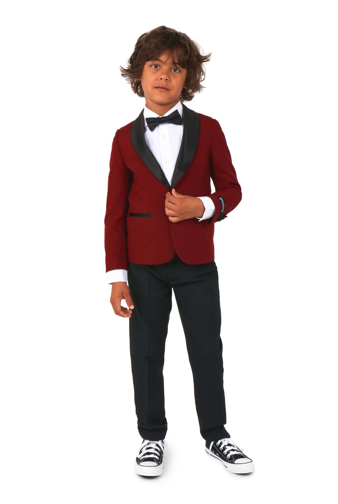 Opposuits Jongens Tuxedo Bordeaux Rood