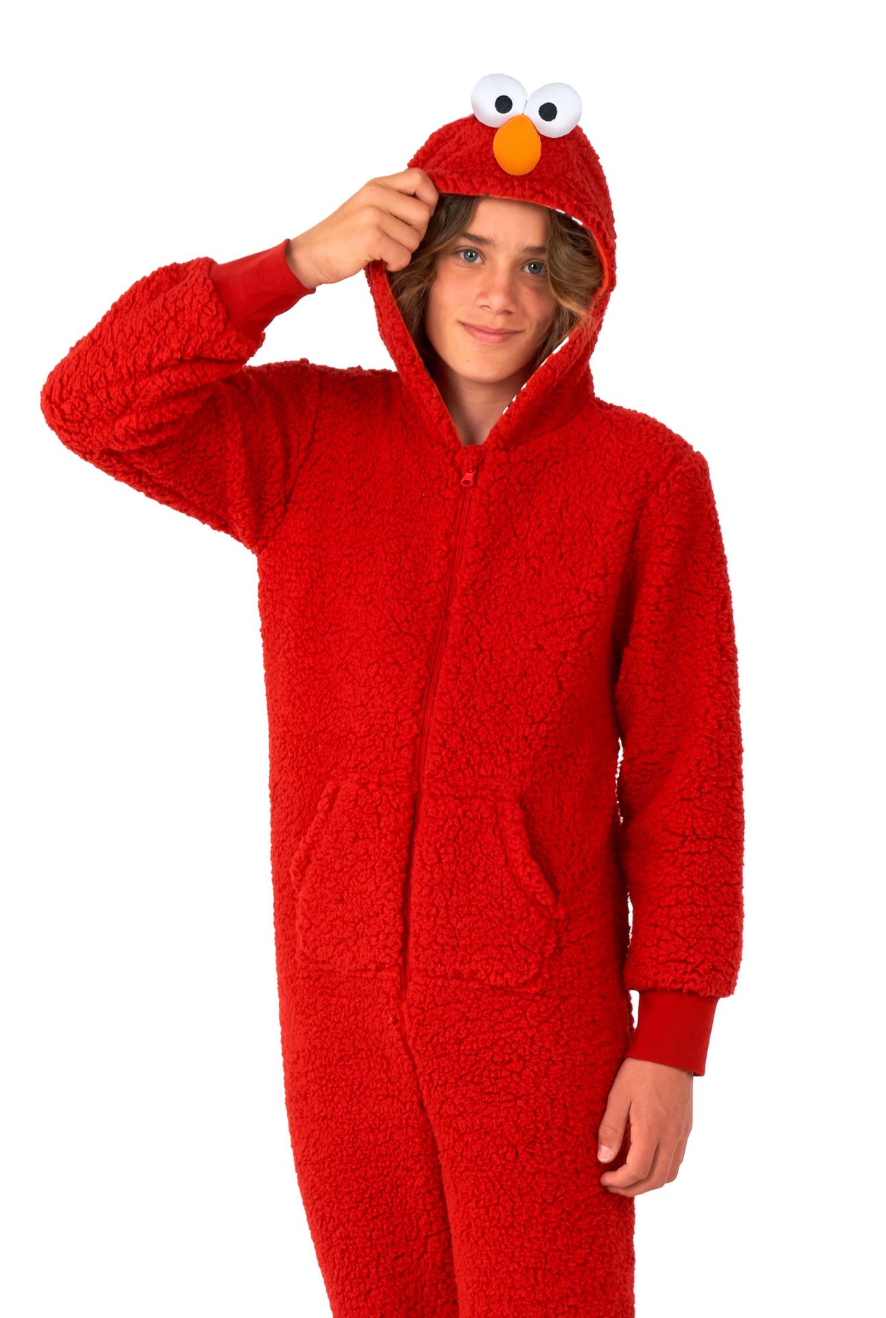 Opposuits Kind Onesie Elmo Rood