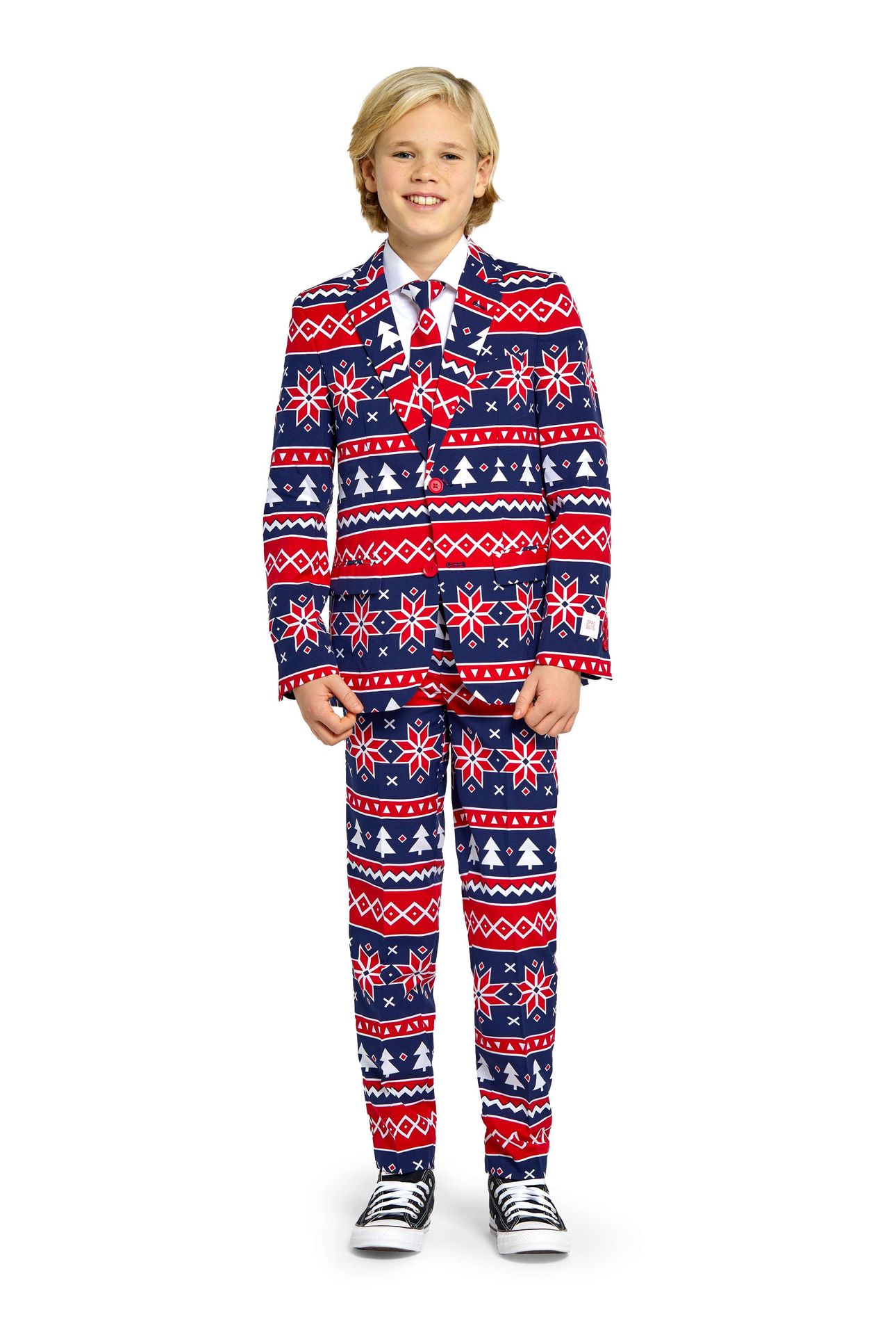 Opposuits Tieners Nordic Noel Kostuum