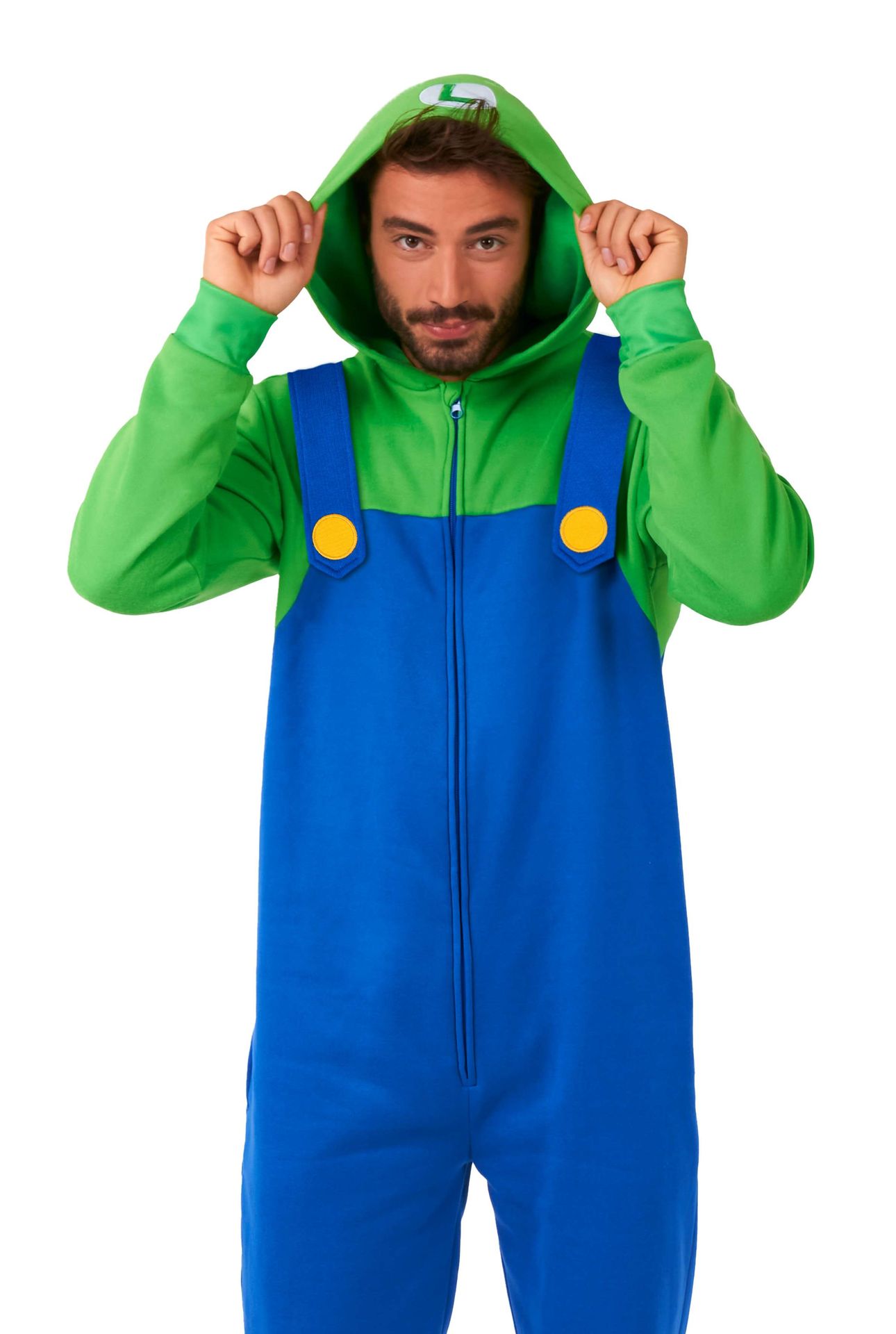 Opposuits Volwassen Unisex Onesie Luigi