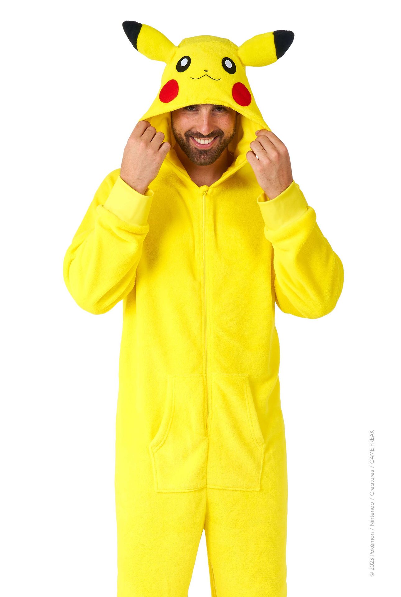 Opposuits Volwassen Unisex Onesie Pikachu Geel