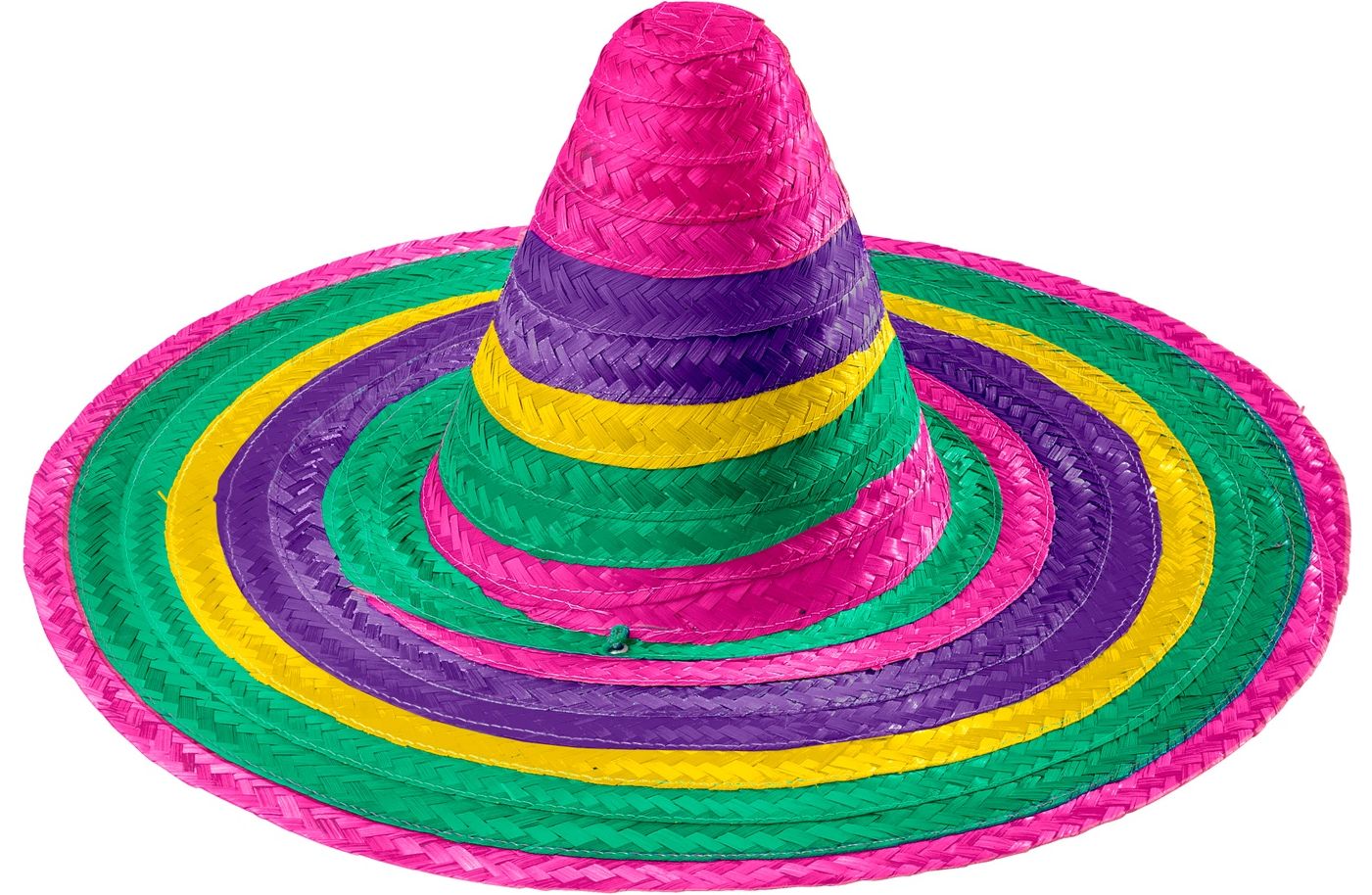 Paars gekleurde mexicaanse sombrero