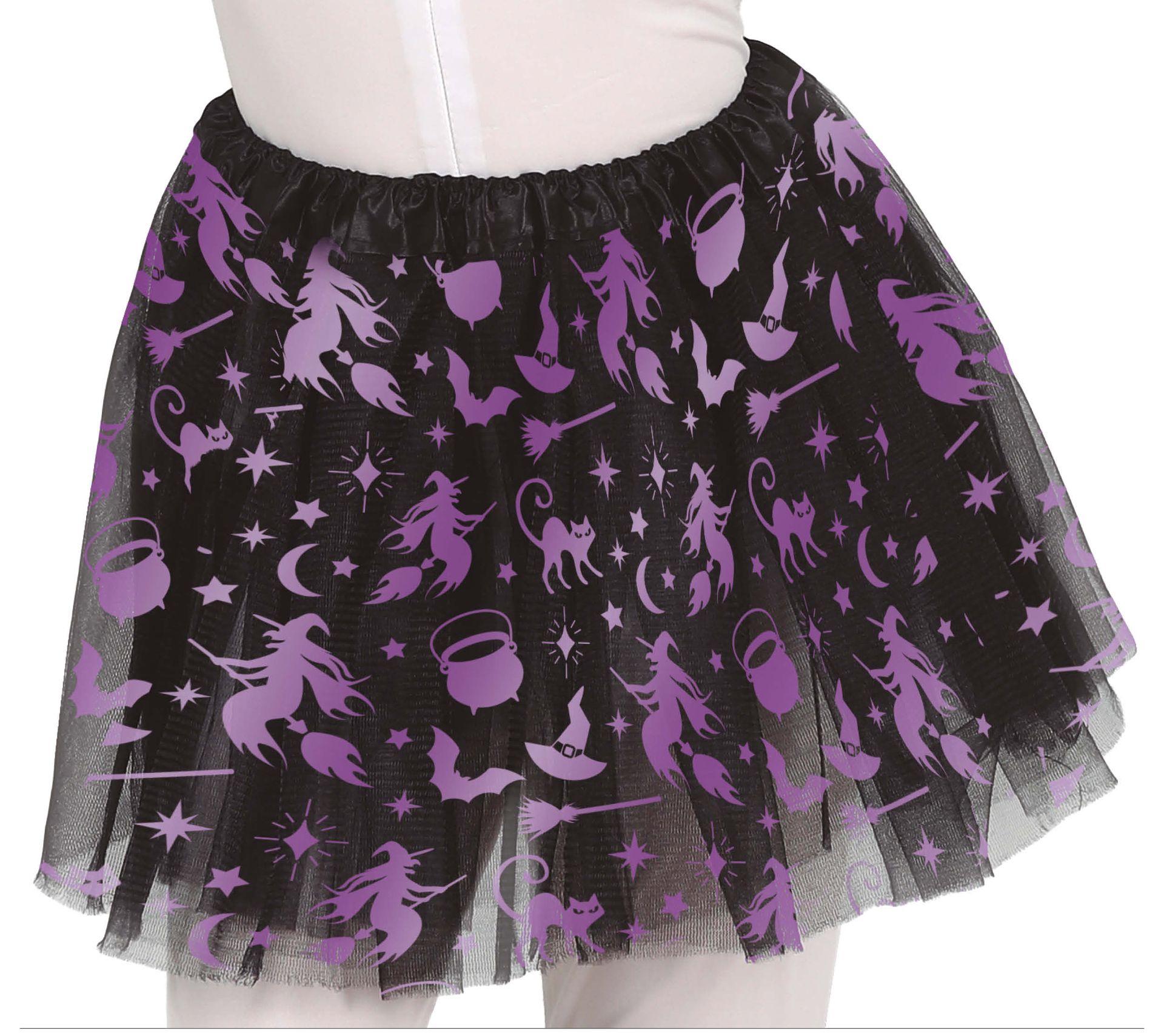 Paarse tutu Halloween kinderen