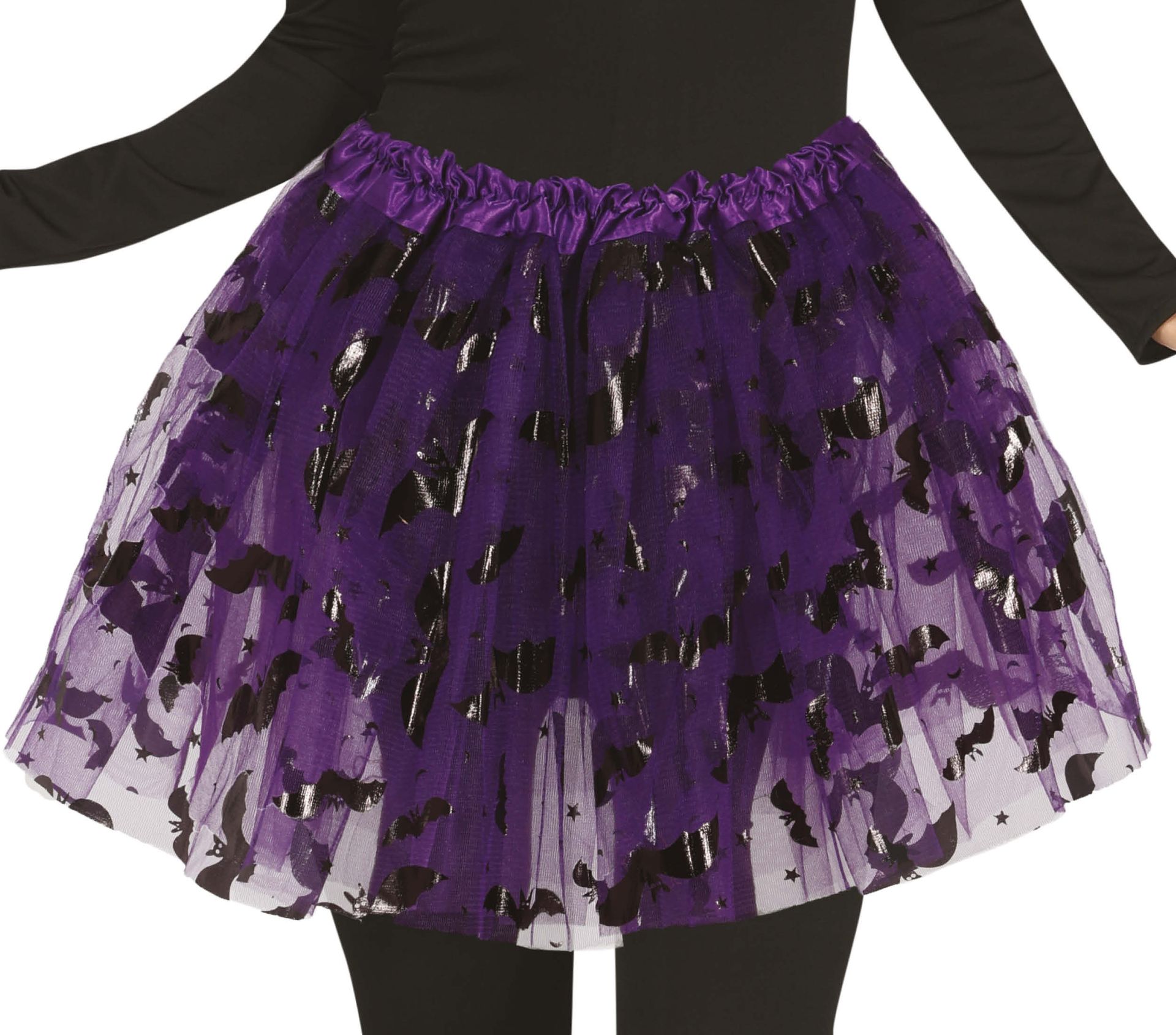 Paarse vleermuis tutu dames Halloween