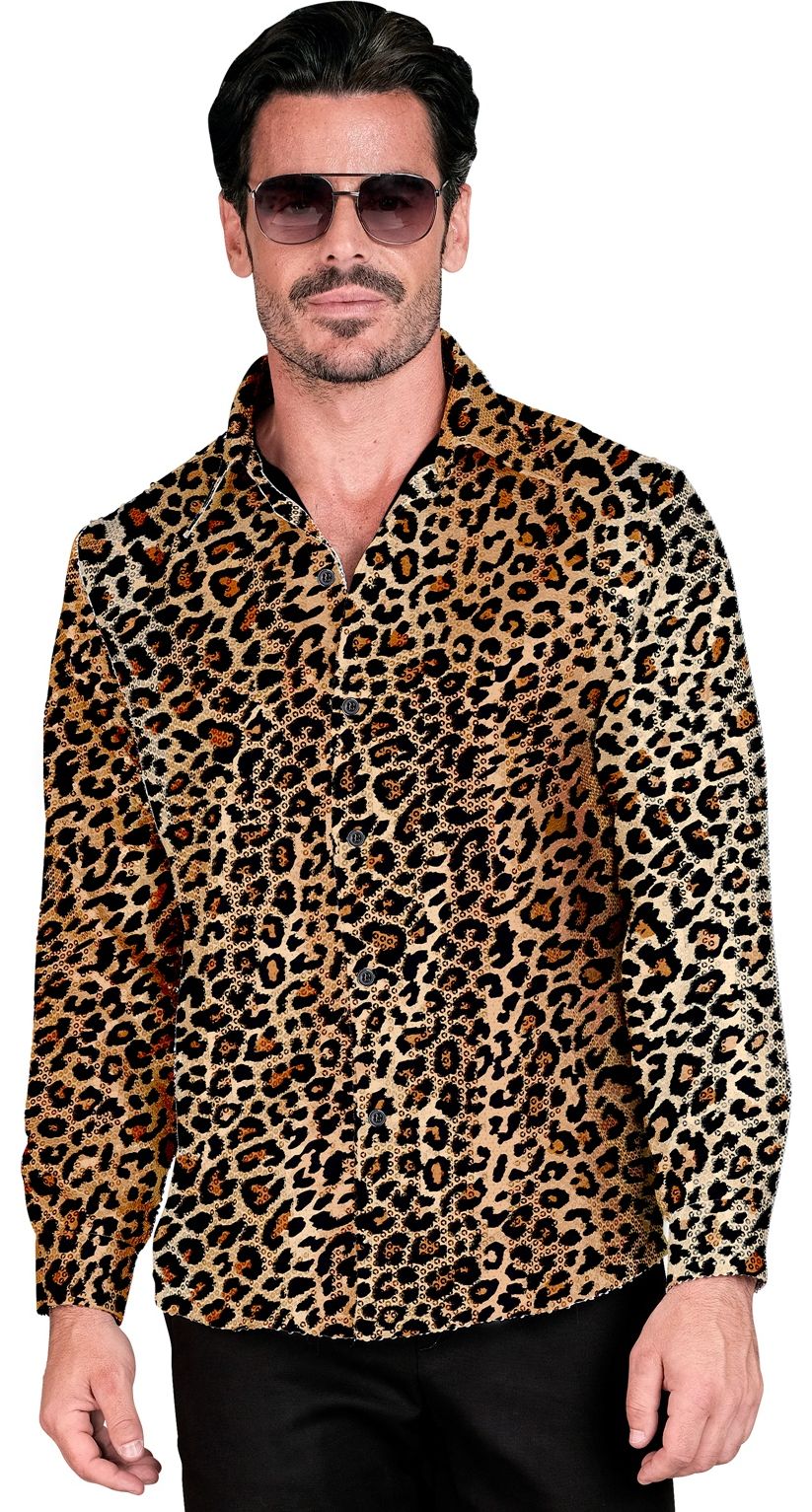 Panter blouse heren korte mouw sale