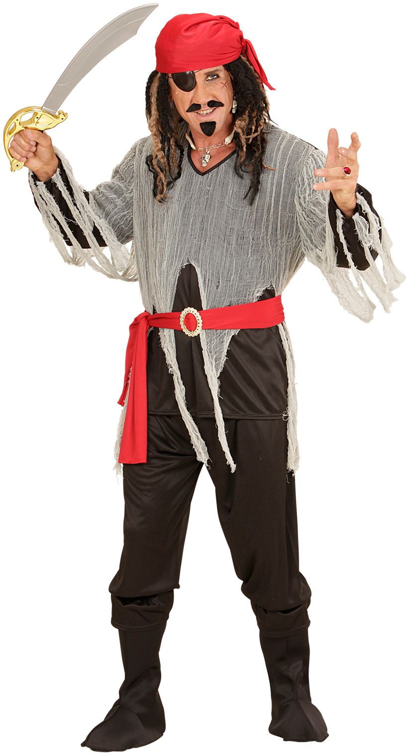 lont Leeuw belasting Piraat Jack Sparrow kostuum | Carnavalskleding.nl
