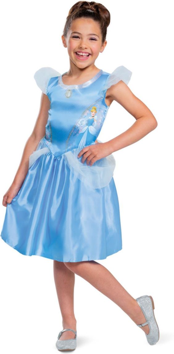 Prinses Cinderella Meisjes Kostuum Blauw