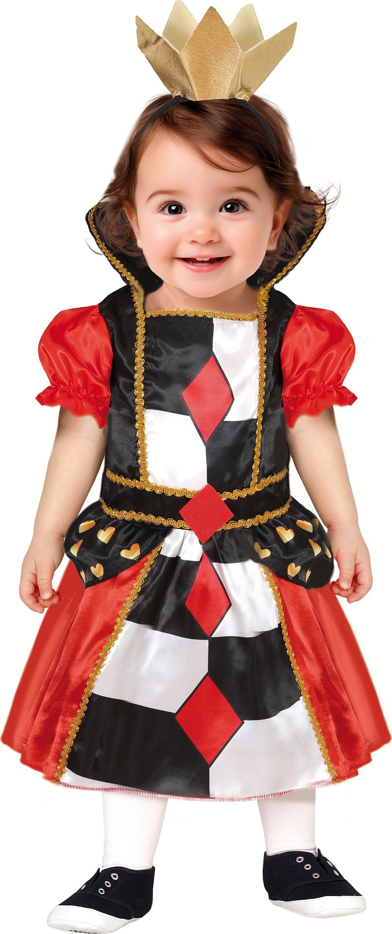 Queen of Hearts Baby Kostuum