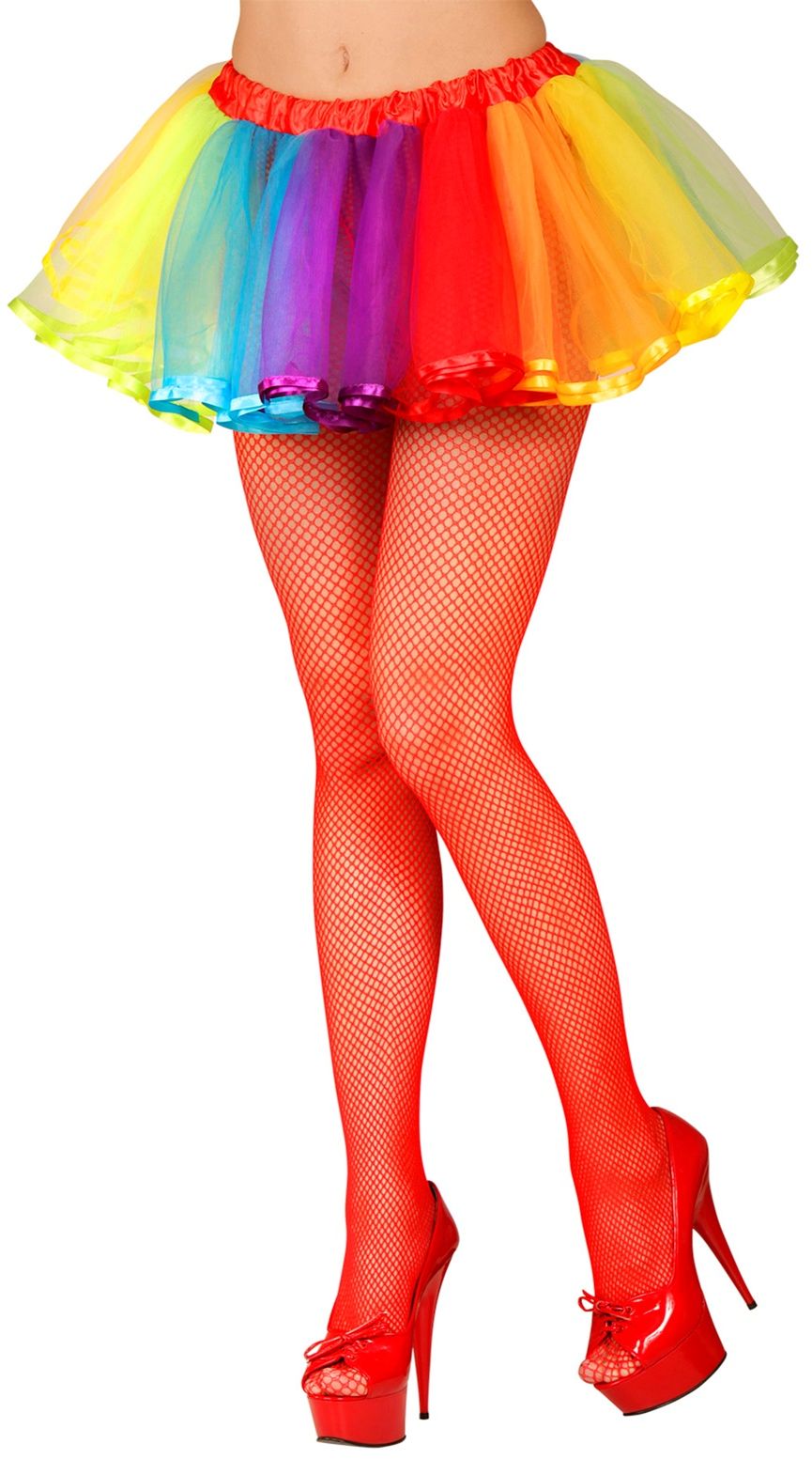 Regenboog neon tutu